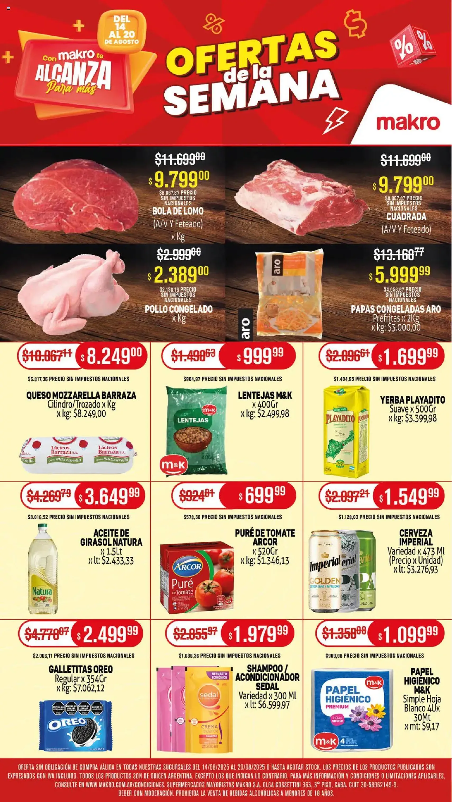 Makro ofertas - folleto válido desde 14/08/2025 página 1 de 20