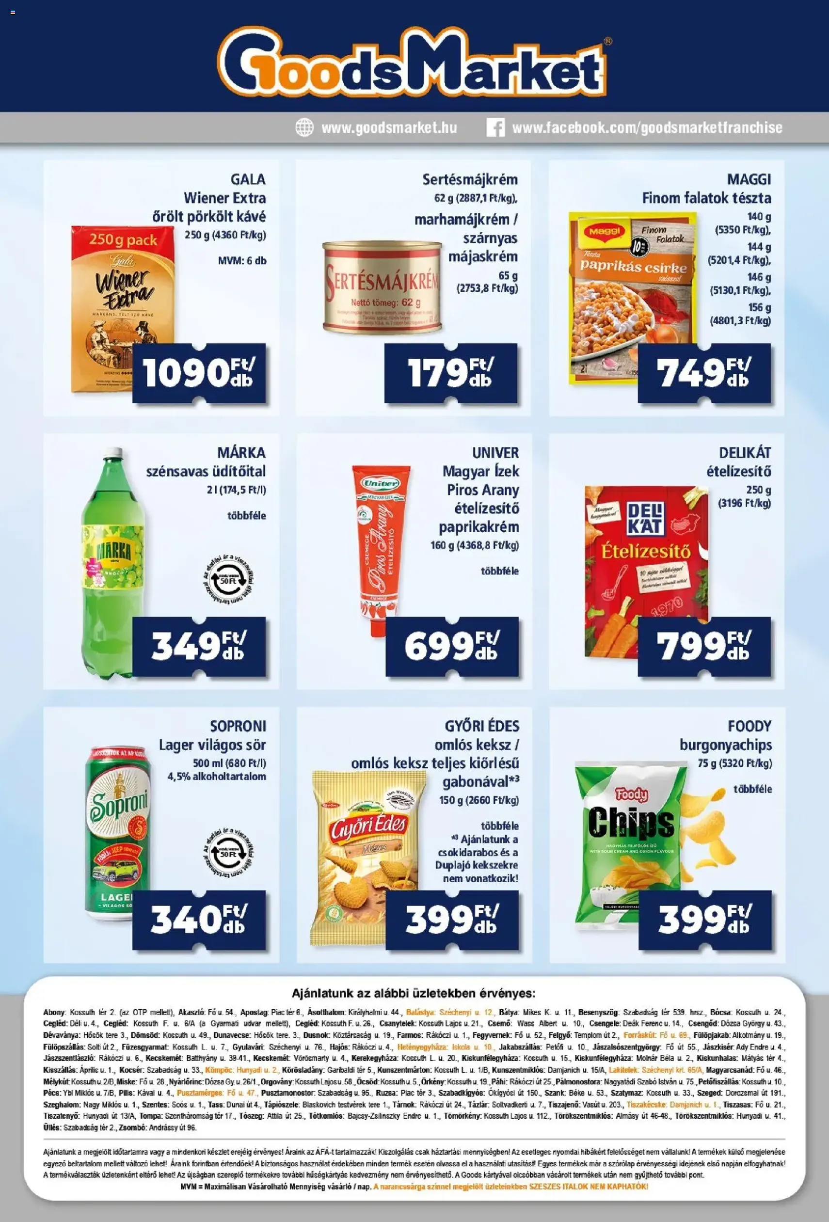 Goods Market akciós újság - 2026.07.02. érvényes szórólap 4 oldal 4 oldalból