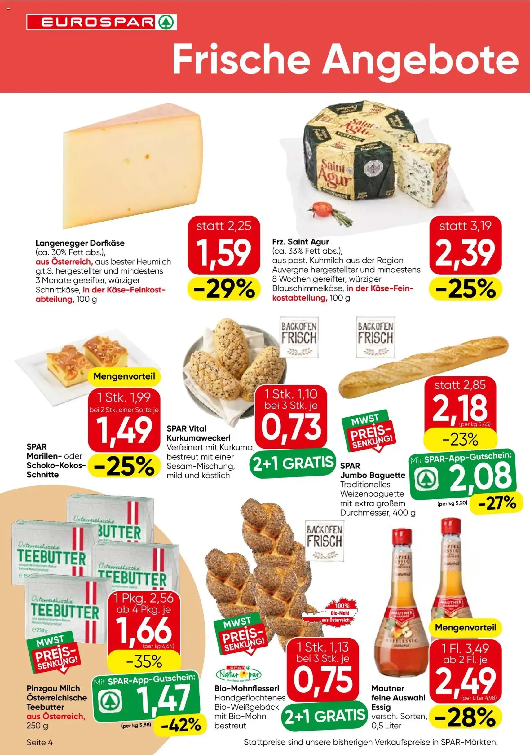 Eurospar Flugblatt - Gültiger Prospekt ab 13.08.2026, Seite 4 von insgesamt 16