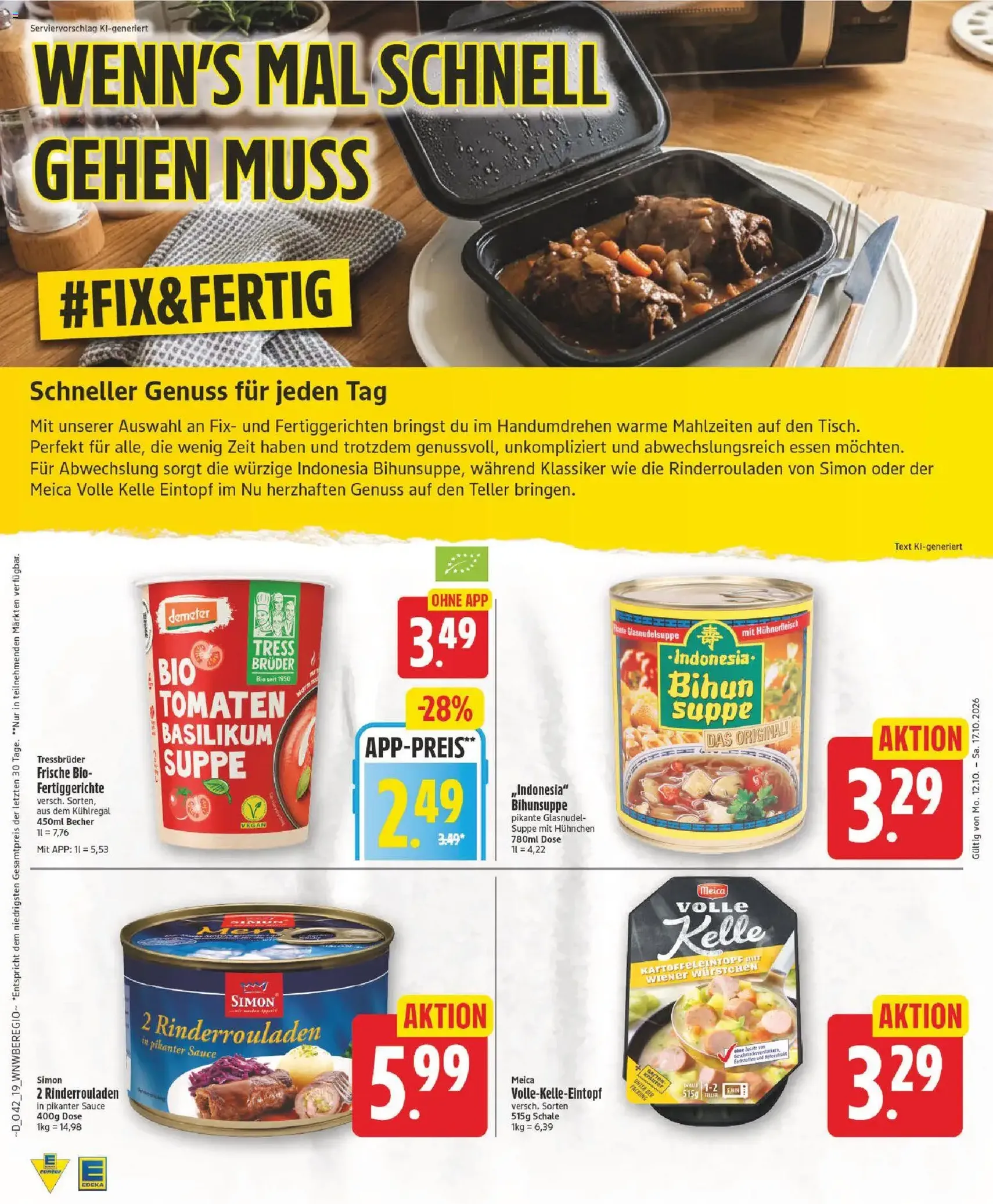 Edeka Prospekt - Gültiger Prospekt ab 12.10.2026, Seite 19 von insgesamt 27