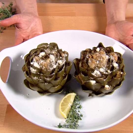 Anteprima ricetta Carciofi bolliti