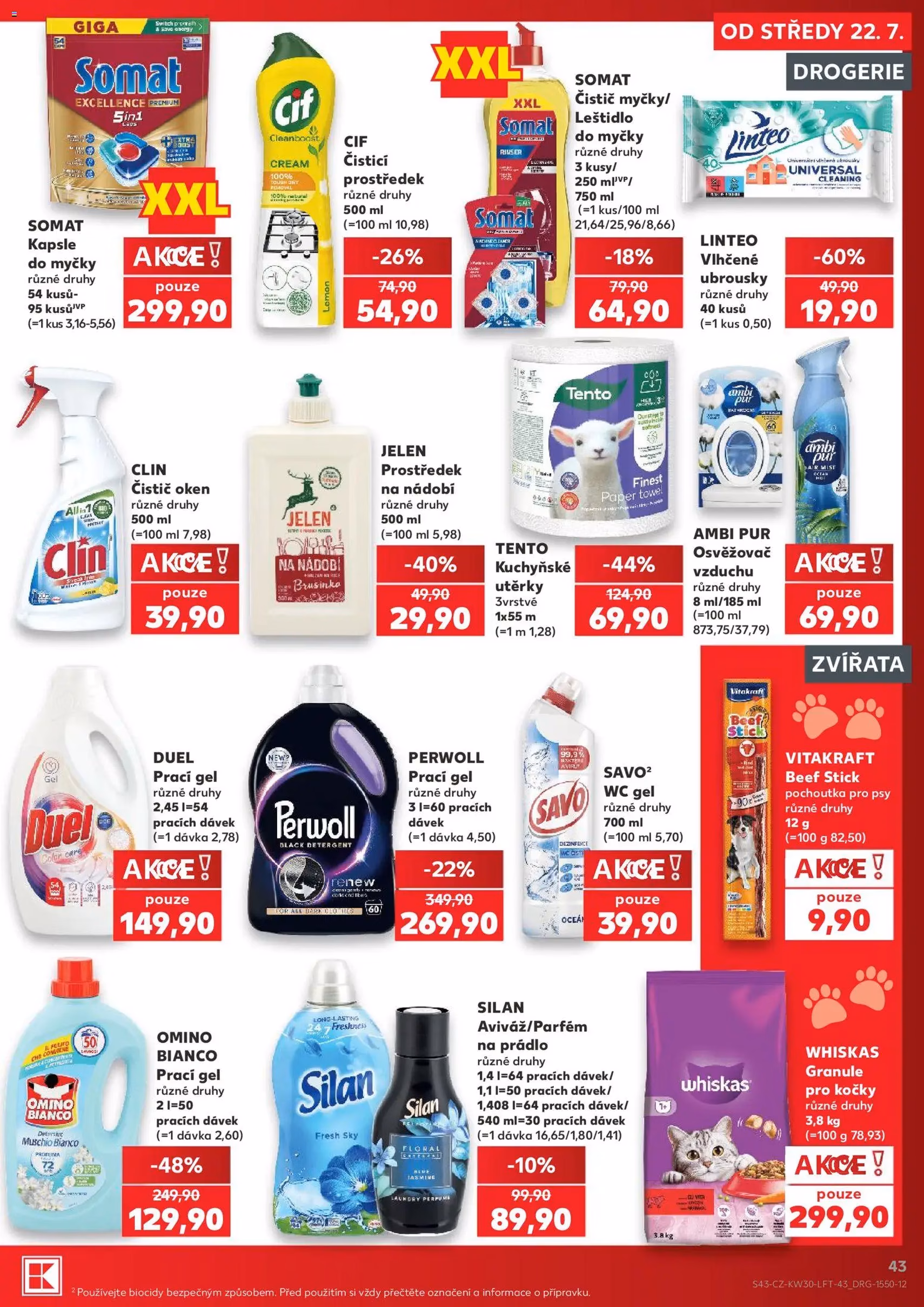 Kaufland leták - platný leták od 22.07.2026 strana 43 z 52