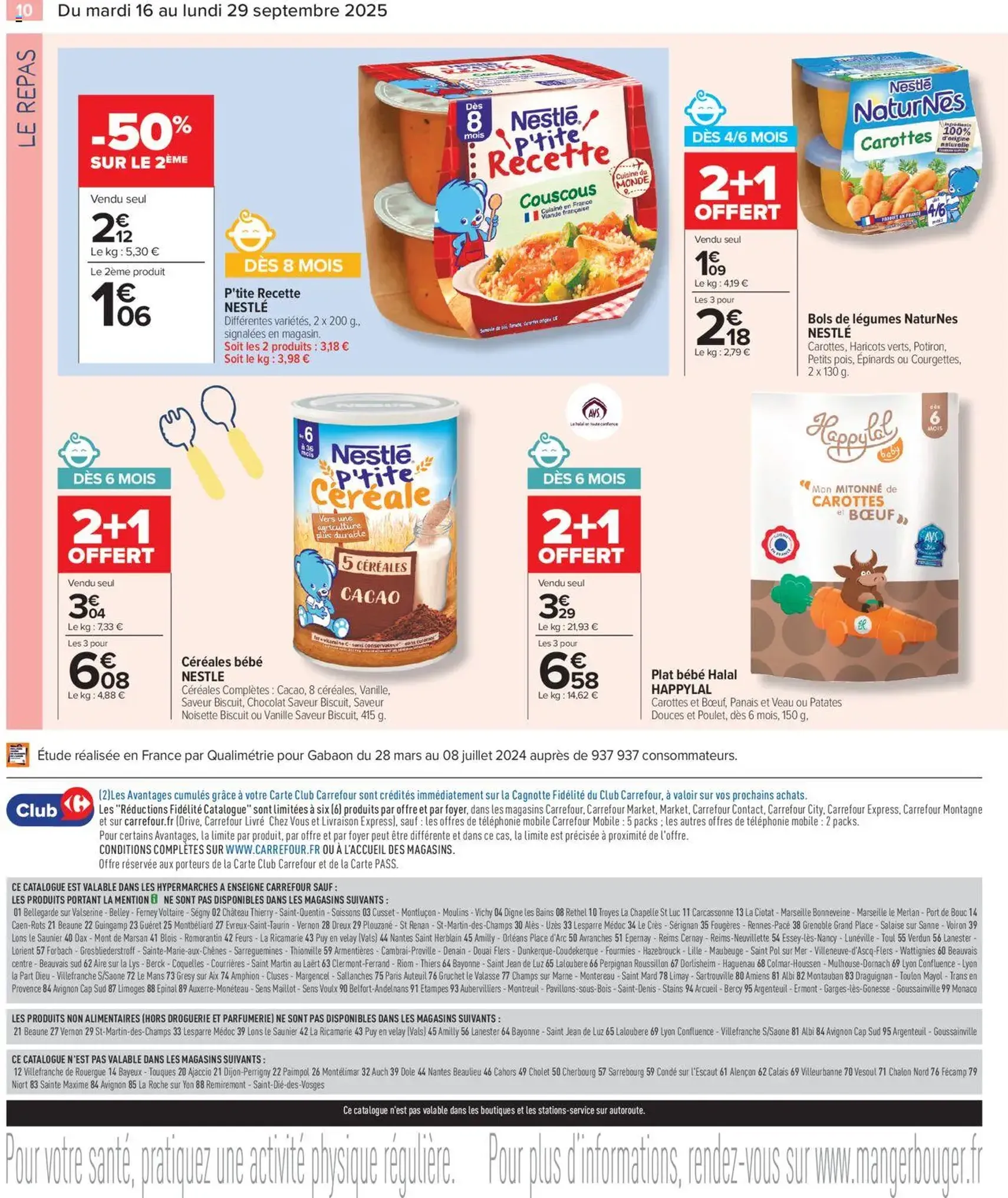 Carrefour Catalogue: Parents malins il n'y a pas de petites éconimies - brochure valable à partir du 16/09/2025, page 12 sur 44