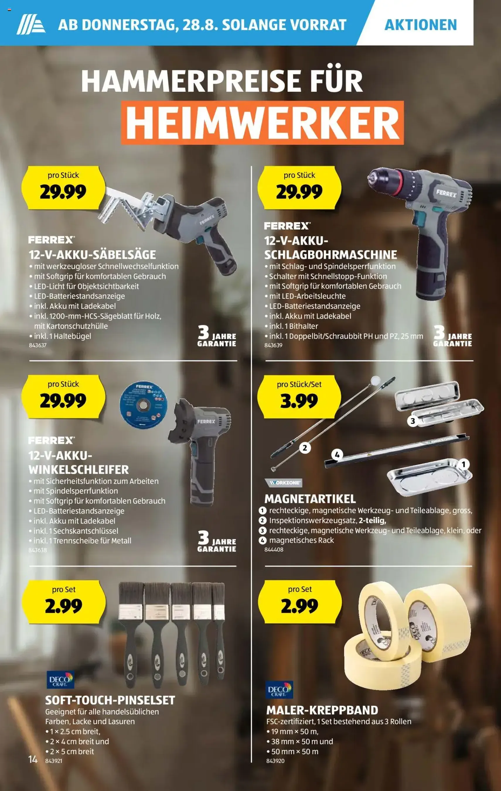 Aldi Aktionen - Gültiger Prospekt ab 28.08.2025, Seite 14 von insgesamt 35 Aldi Aktionen - Gültiger Prospekt ab 28.08.2025, Seite 14 von insgesamt 35