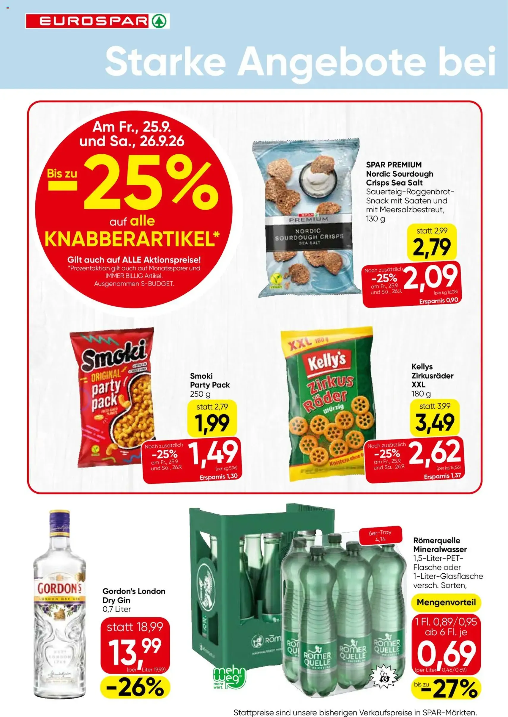 Eurospar Flugblatt - Gültiger Prospekt ab 24.09.2026, Seite 10 von insgesamt 16