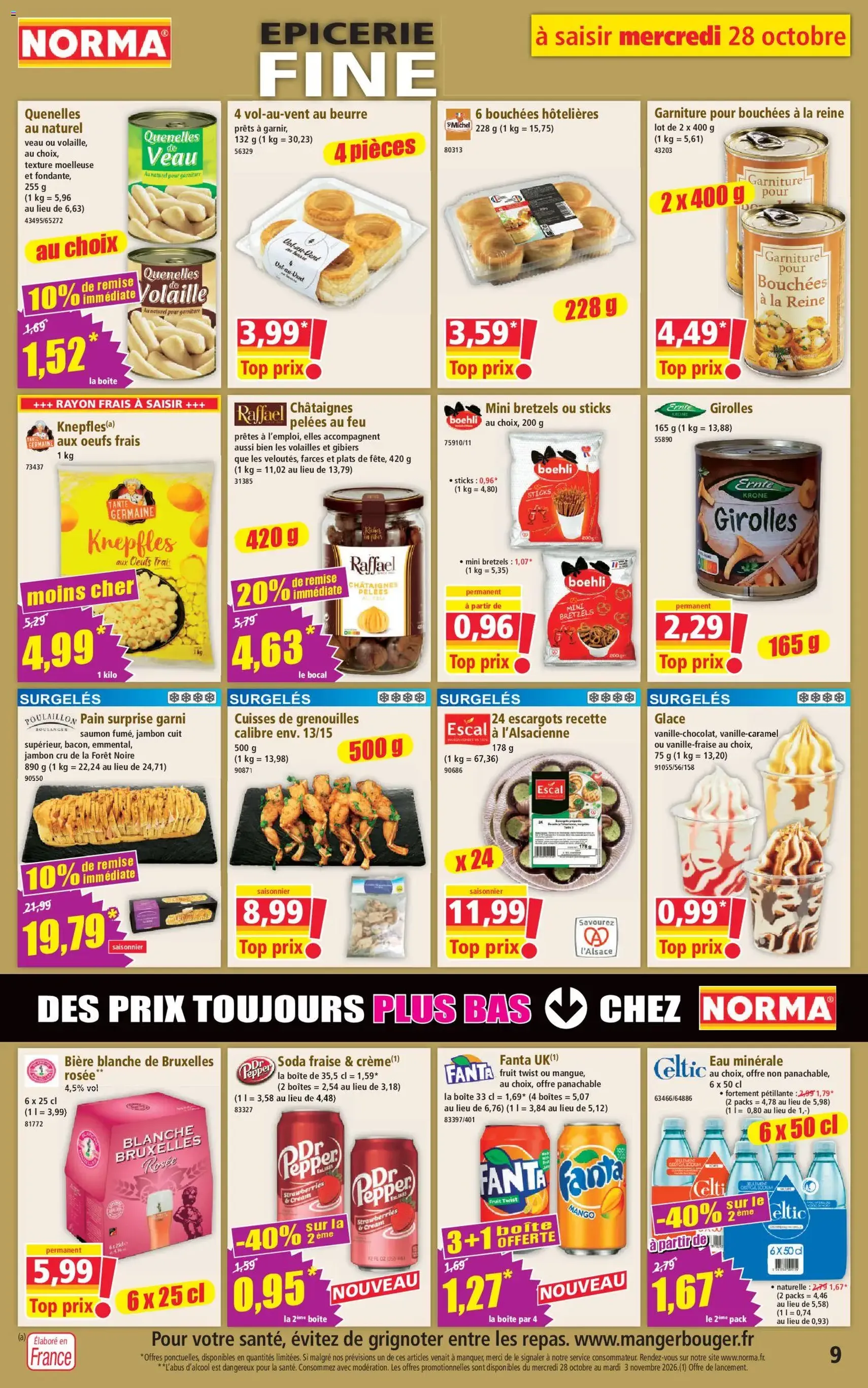 Norma catalogue - brochure valable à partir du 28/10/2026, page 9 sur 12