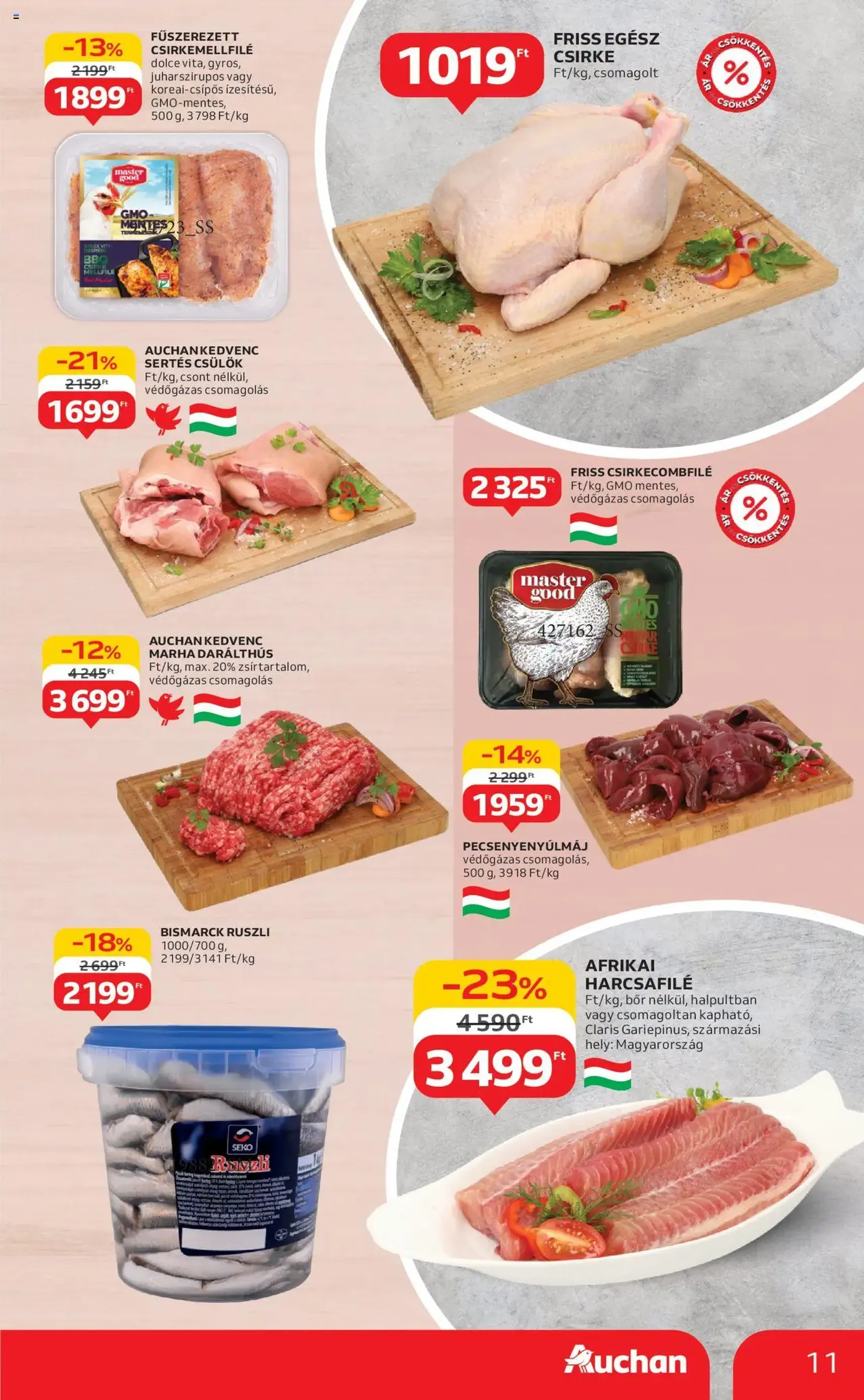 Auchan Akciós újság - 2025.08.07. érvényes szórólap 11 oldal 54 oldalból Auchan Akciós újság - 2025.08.07. érvényes szórólap 11 oldal 54 oldalból
