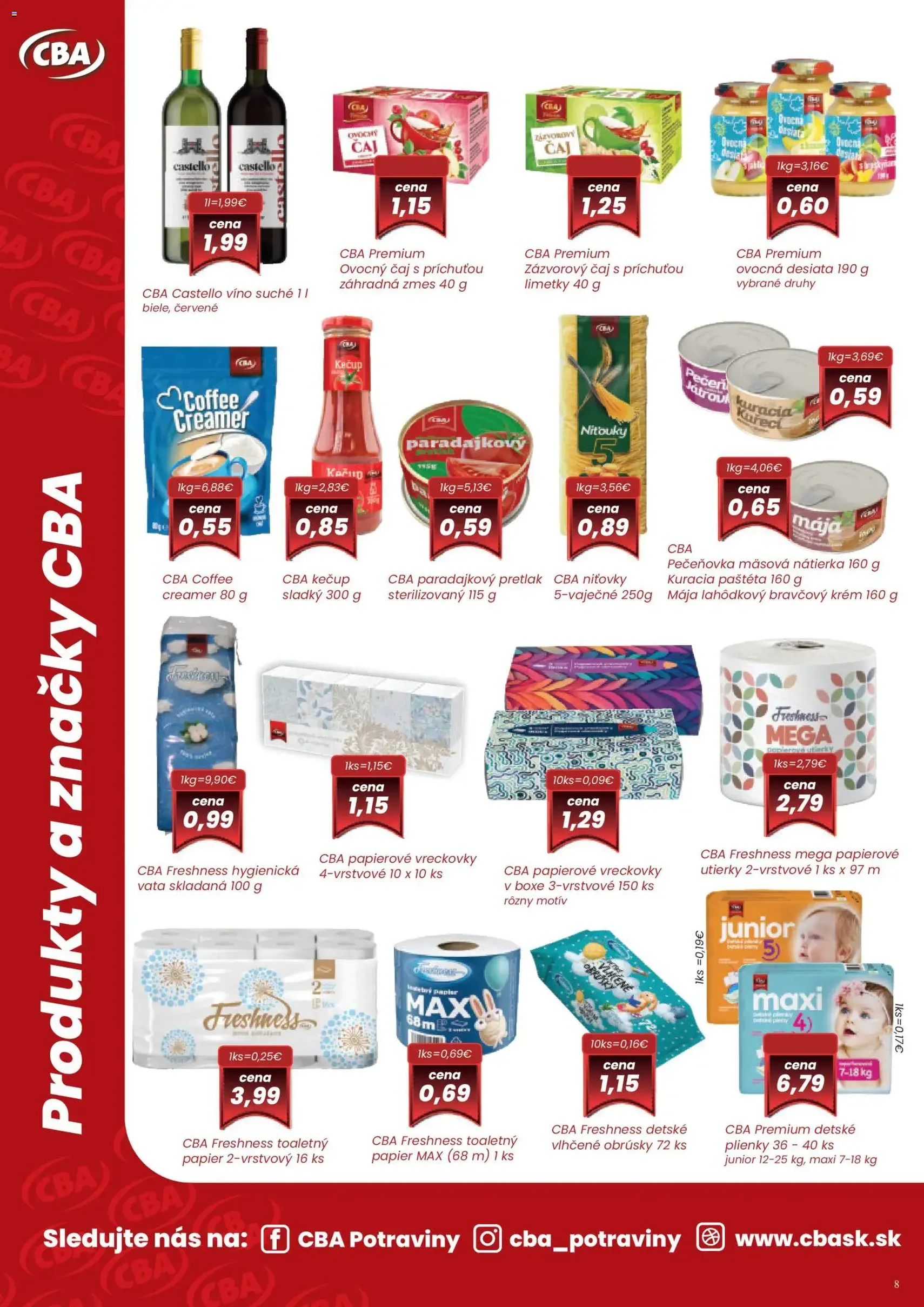 CBA Komfos leták - platný leták od 23.01.2026 strana 8 z 16