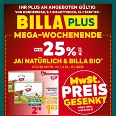 Billa Plus Flugblatt - Prospekt Vorschau gültig ab 09.07.2026