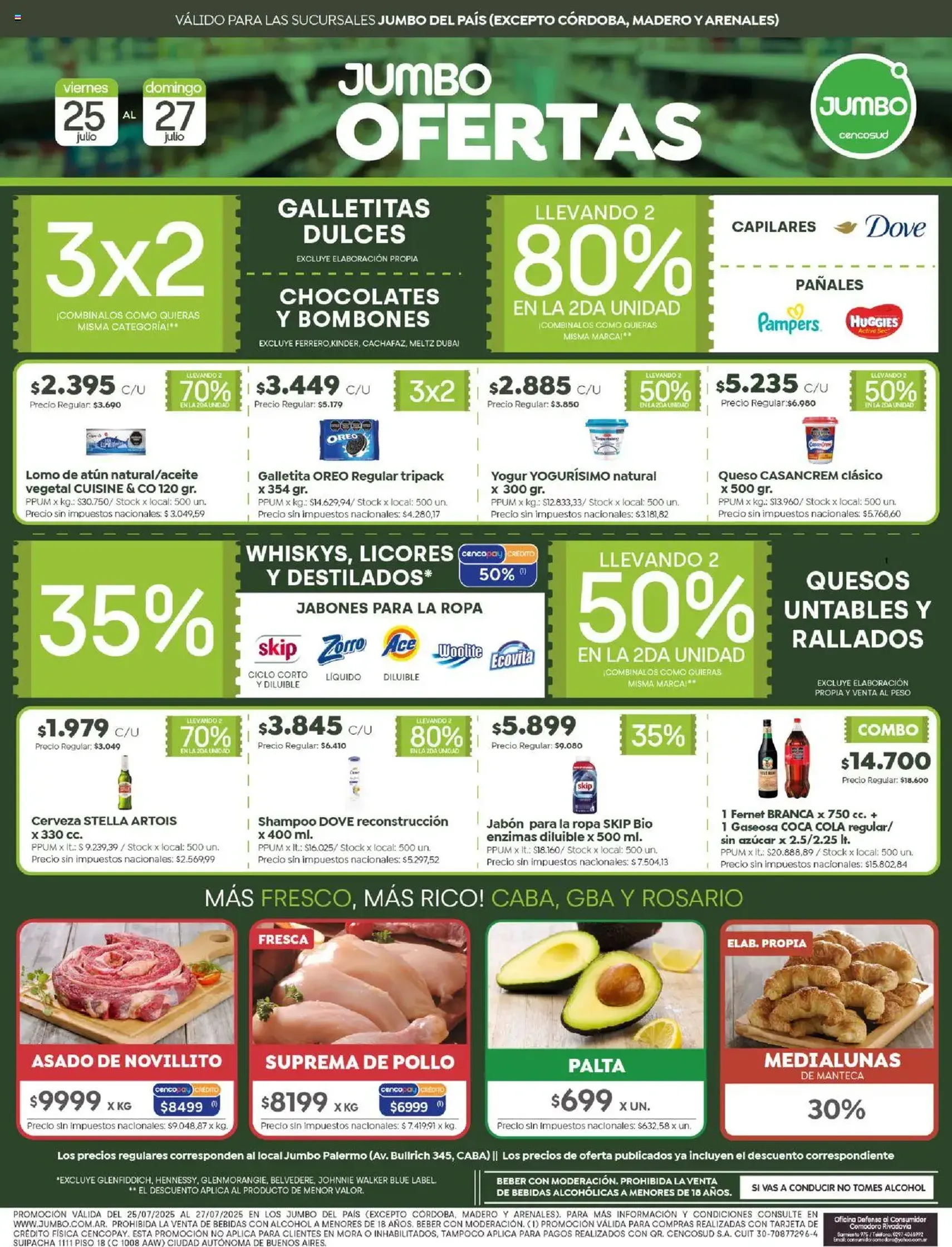 Jumbo ofertas - folleto válido desde 25/07/2025 página 1 de 7
