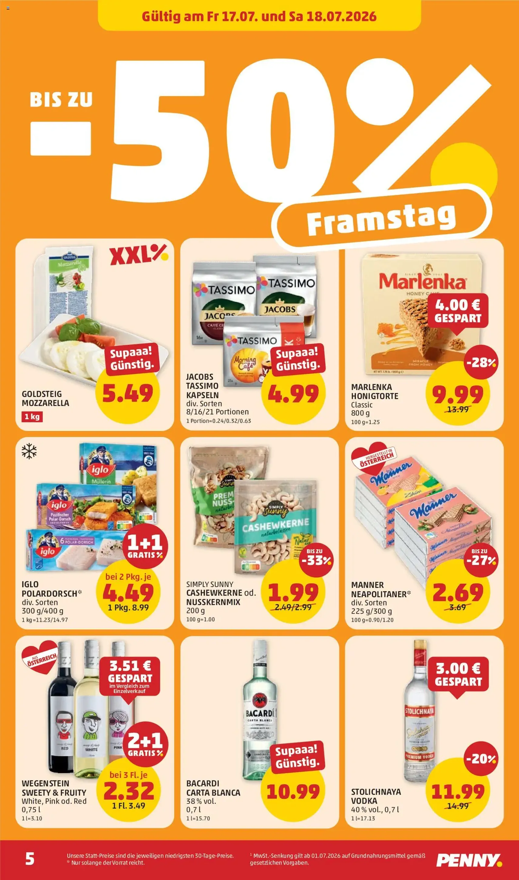 Penny Markt Flugblatt - Gültiger Prospekt ab 16.07.2026, Seite 5 von insgesamt 28