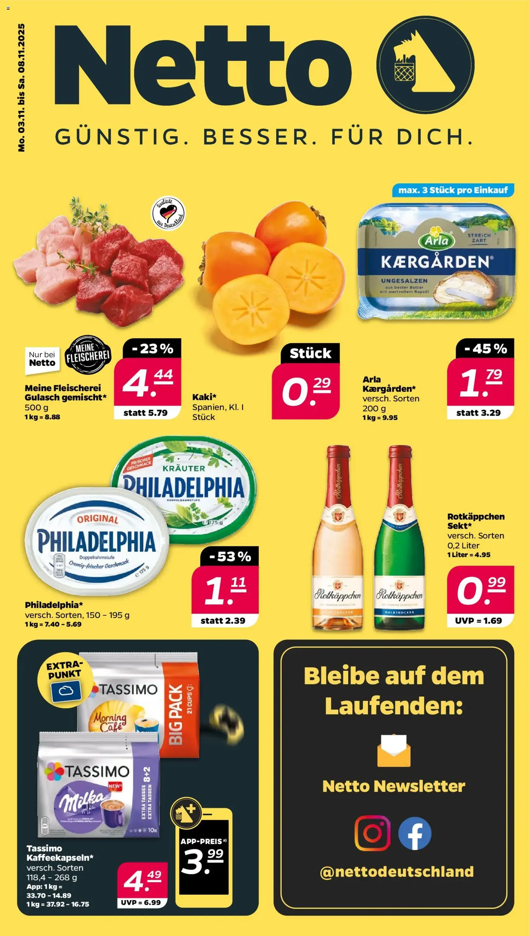 Netto Prospekt - Gültiger Prospekt ab 02.11.2025, Seite 1 von insgesamt 37