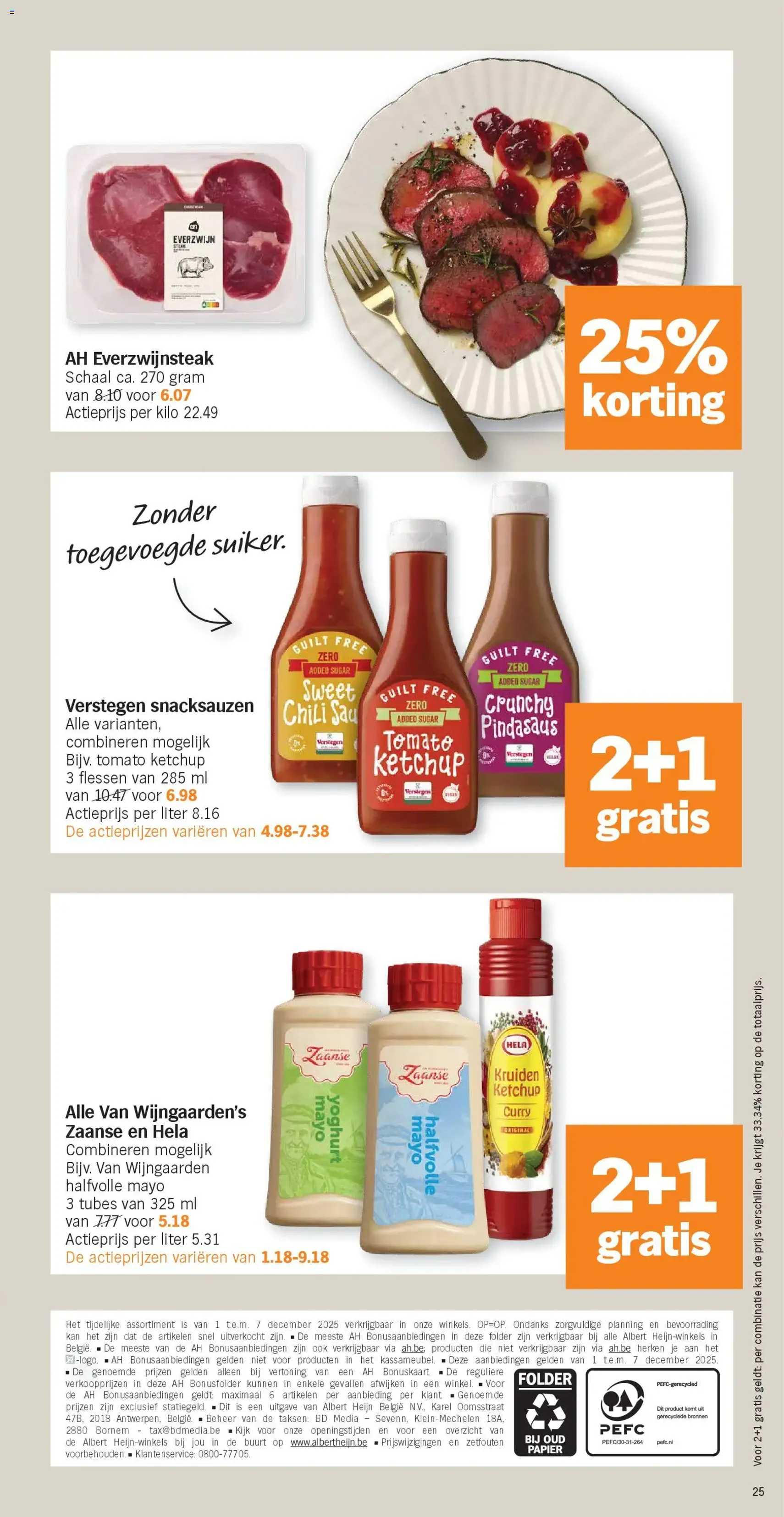 Albert Heijn folder week / de la semaine 49 - geldige folder vanaf 01/12/2025 pagina 25 van 28