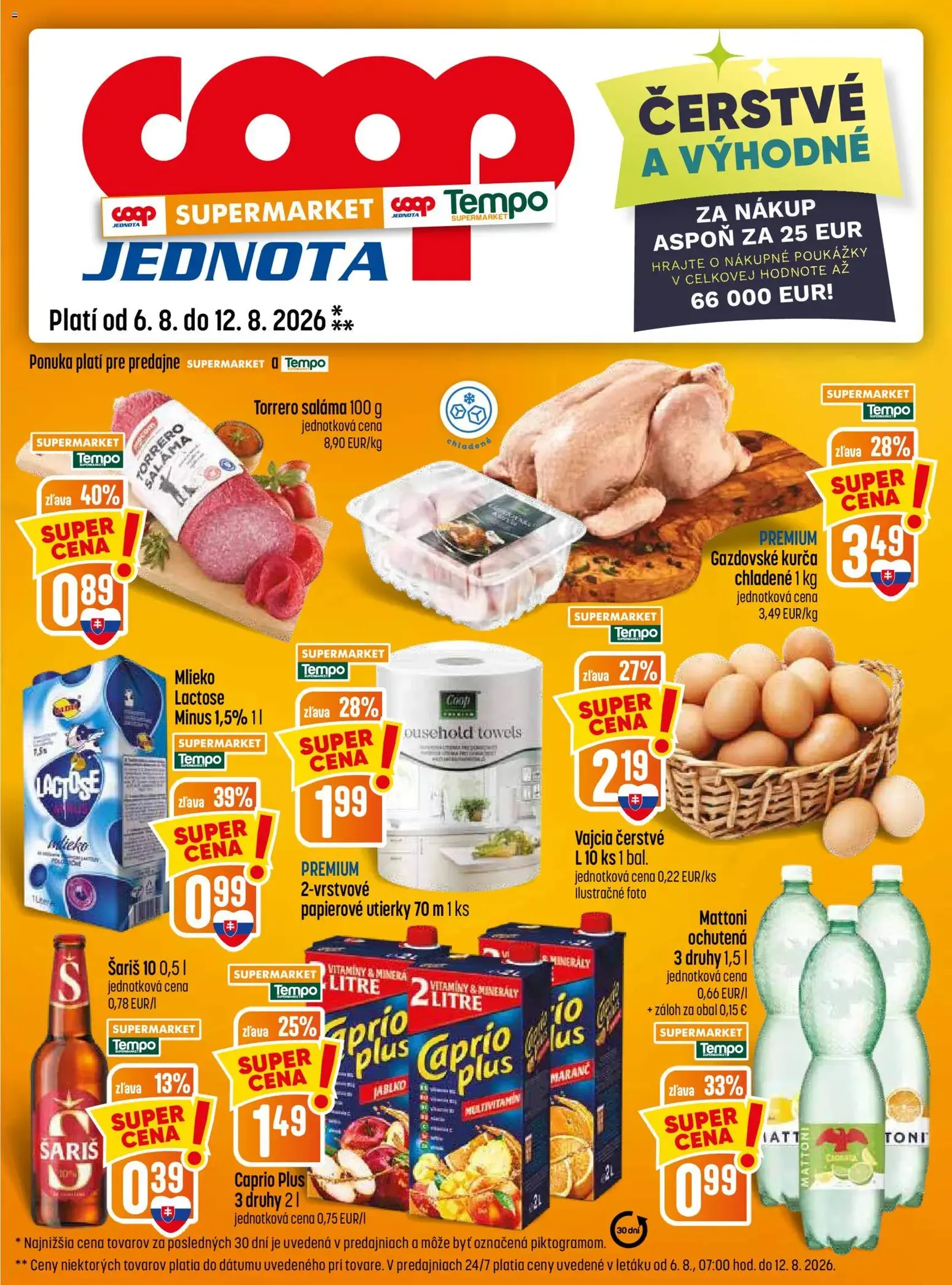 COOP Jednota leták - platný leták od 06.08.2026 strana 13 z 28