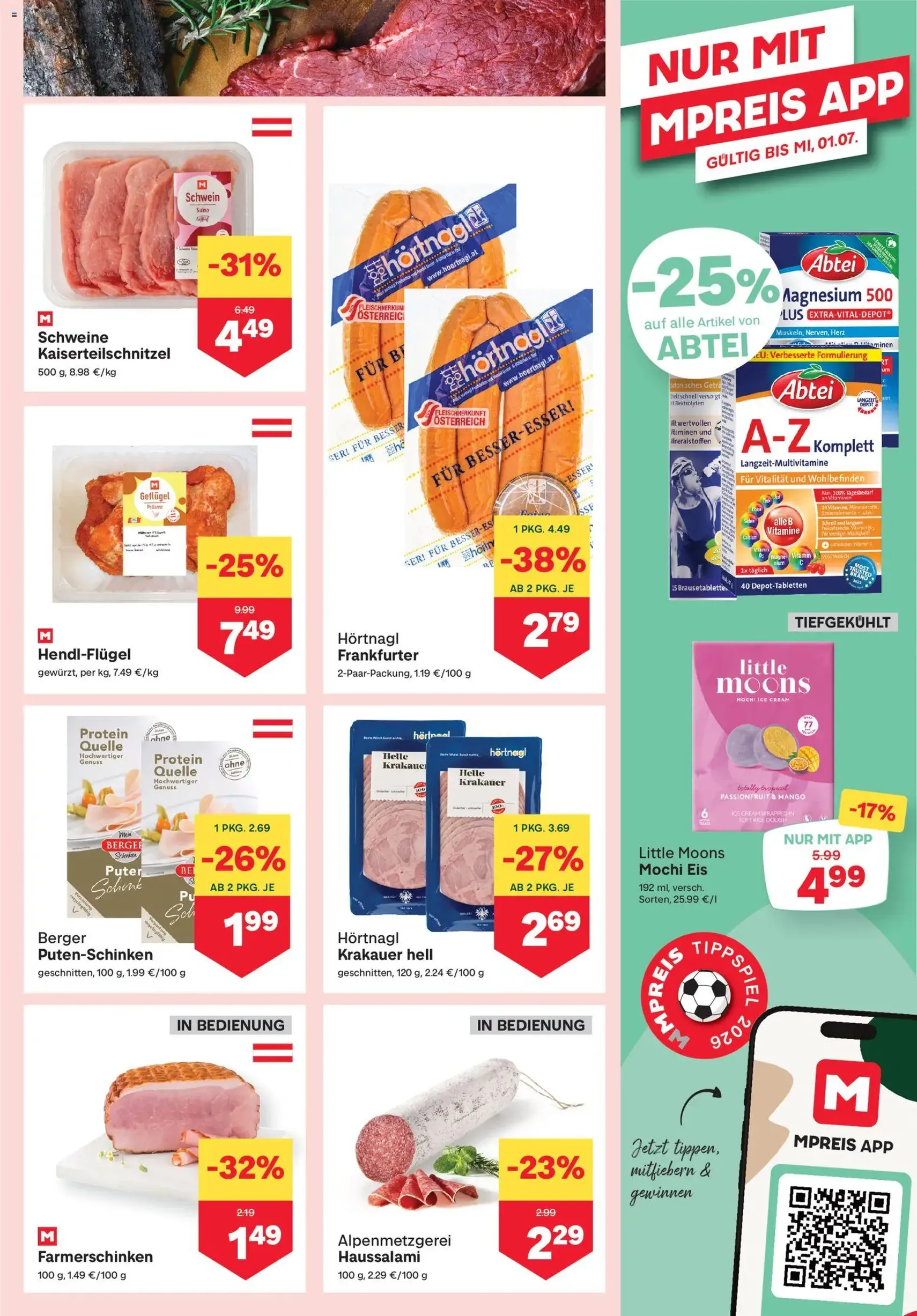MPREIS Flugblatt - Gültiger Prospekt ab 25.06.2026, Seite 3 von insgesamt 14