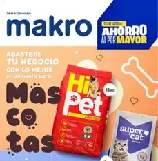 Vista previa del folleto Makro - Diptico Mascotas Vig#21 válido desde 09/10/2025