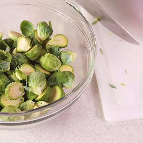 Cavoletti di bruxelles - procedimento 1