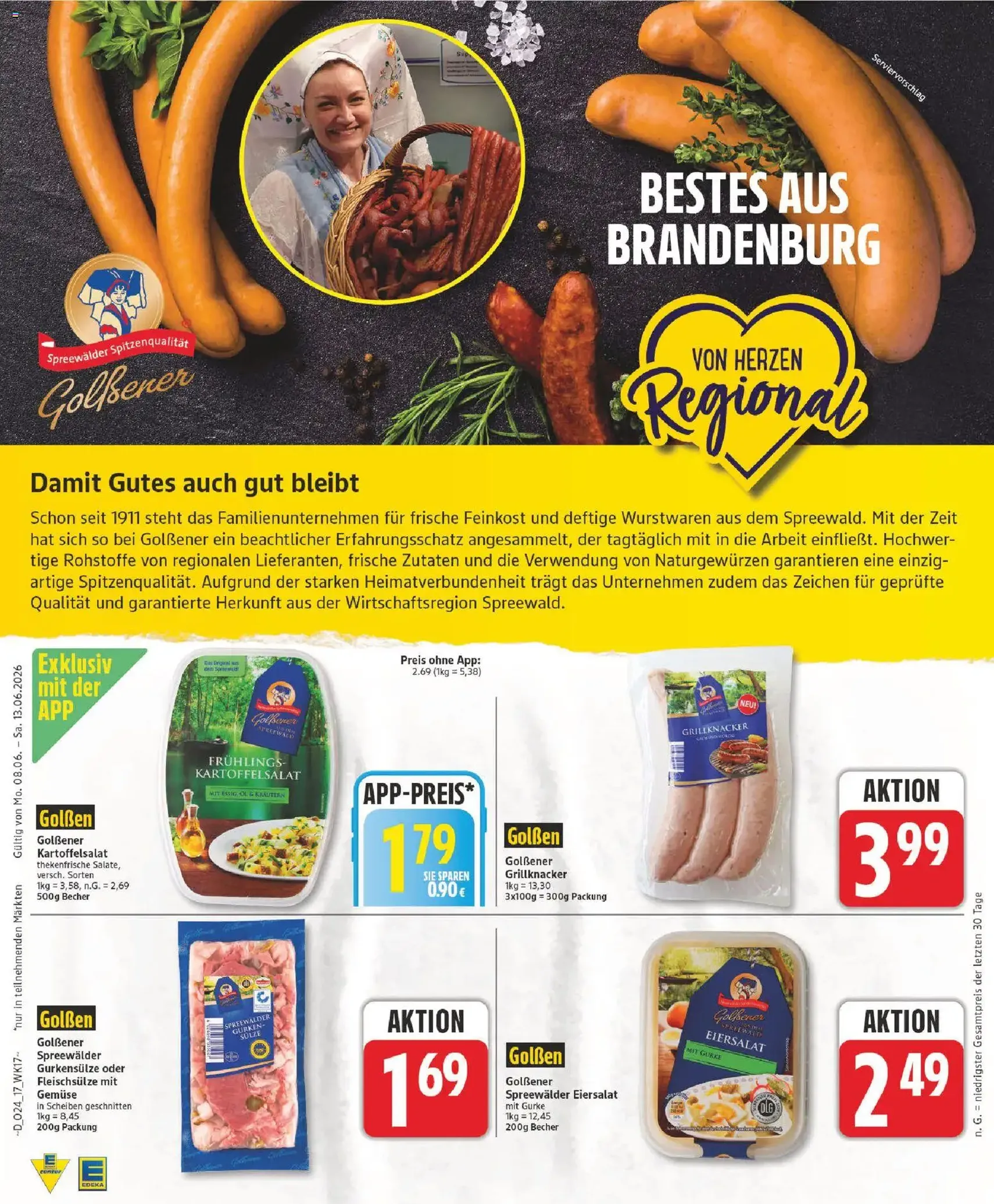 Edeka Prospekt - Gültiger Prospekt ab 08.06.2026, Seite 17 von insgesamt 25
