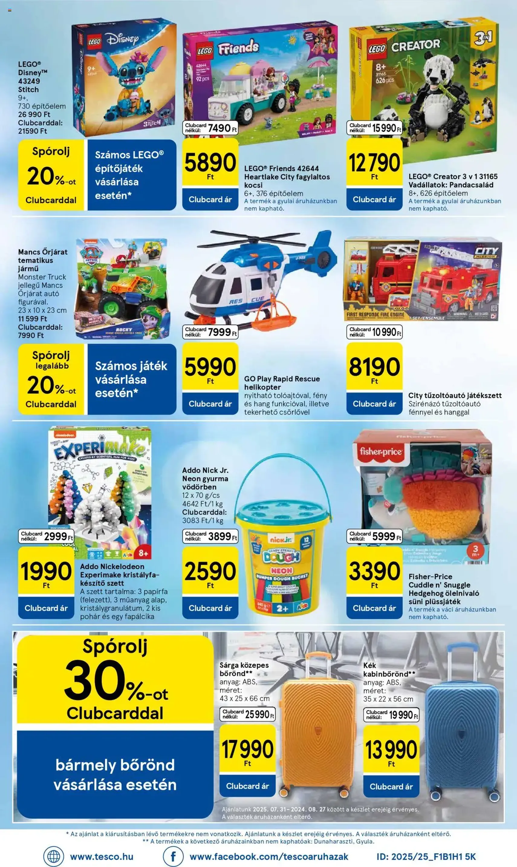 Tesco Hipermarket - Akciós újság - 2025.08.14. érvényes szórólap 32 oldal 32 oldalból