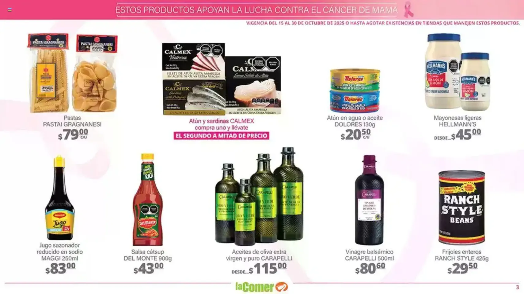 La Comer - Folleto - folleto válido desde 15/10/2025 página 3 de 44 La Comer - Folleto - folleto válido desde 15/10/2025 página 3 de 44