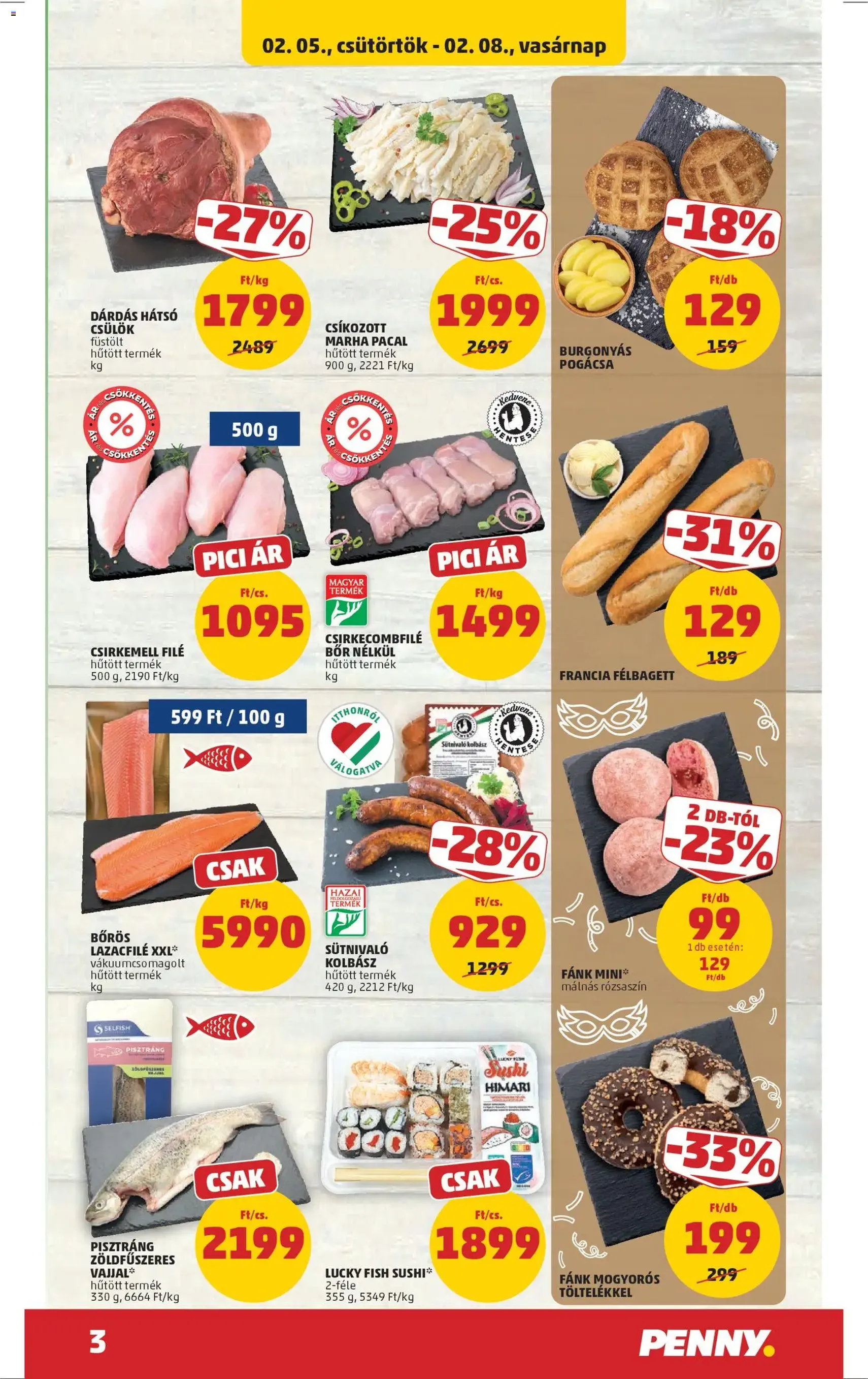 PENNY Akciós újság - 2026.02.05. érvényes szórólap 3 oldal 39 oldalból