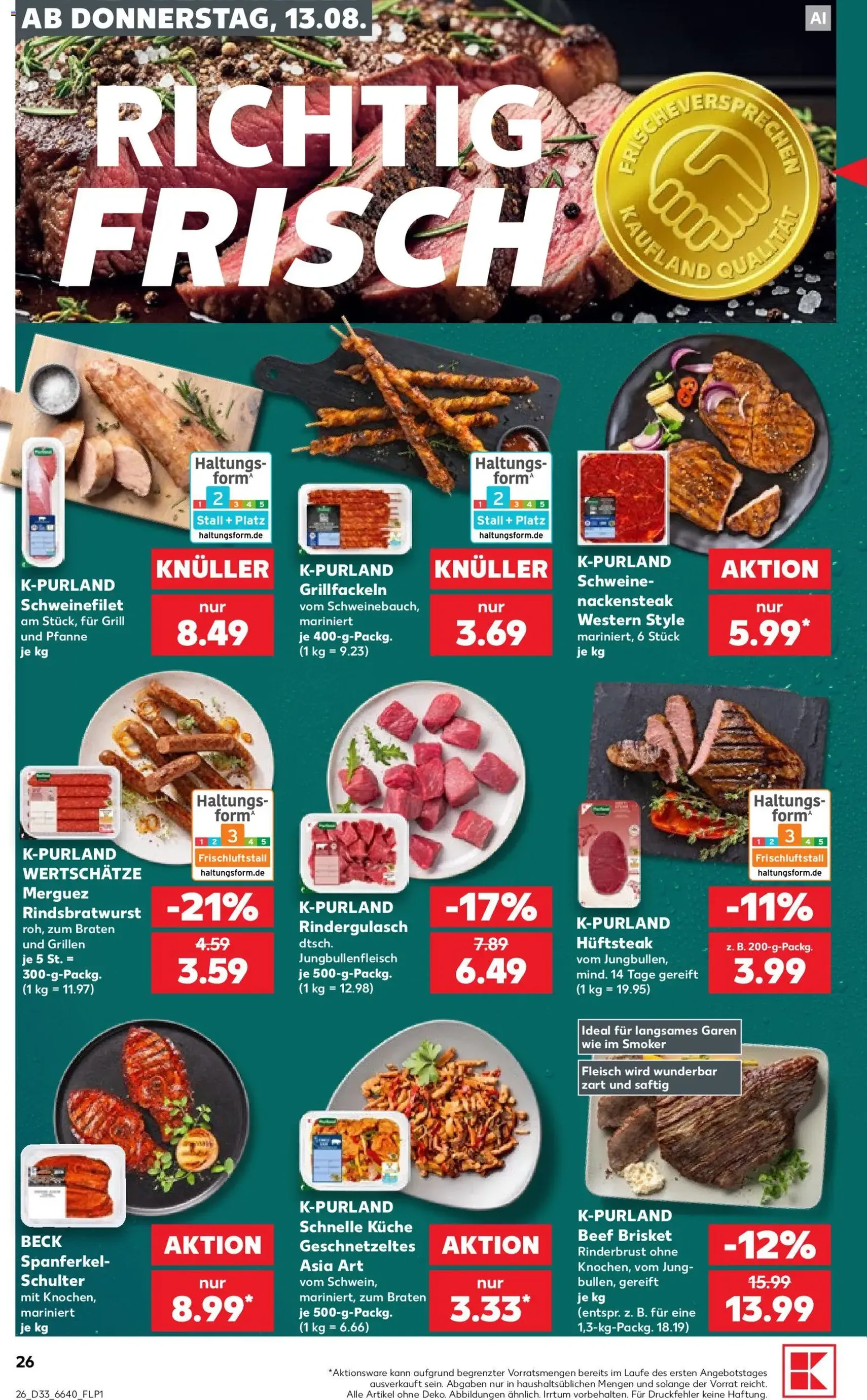Kaufland Prospekt - Gültiger Prospekt ab 13.08.2026, Seite 26 von insgesamt 54