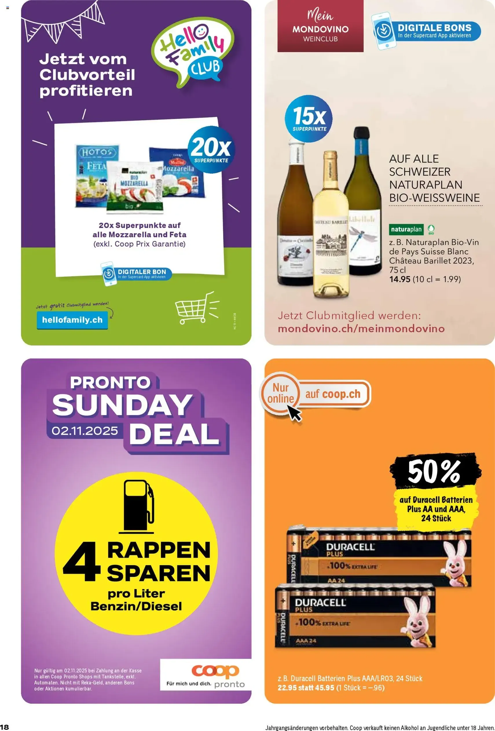 Coop Aktionen - Gültiger Prospekt ab 30.10.2025, Seite 18 von insgesamt 24 Coop Aktionen - Gültiger Prospekt ab 30.10.2025, Seite 18 von insgesamt 24