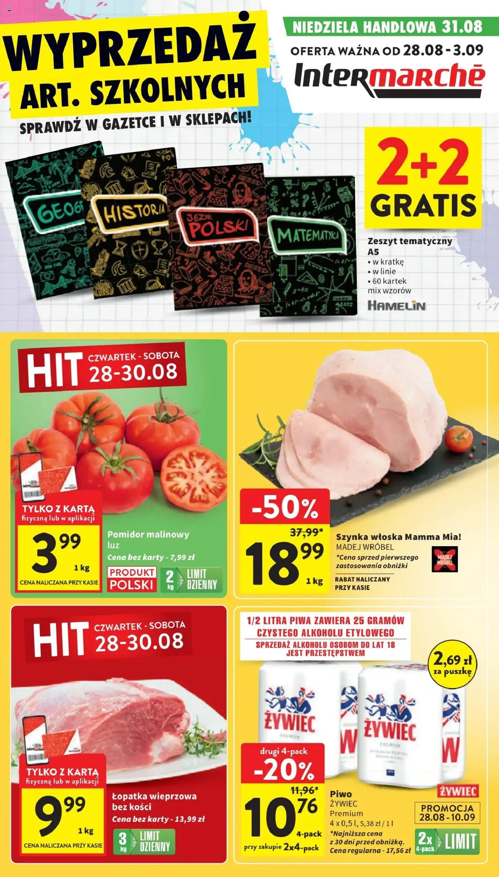 Intermarche Gazetka - ważny gazetka od 28.08.2025 strona 1 z 44 Intermarche Gazetka - ważny gazetka od 28.08.2025 strona 1 z 44