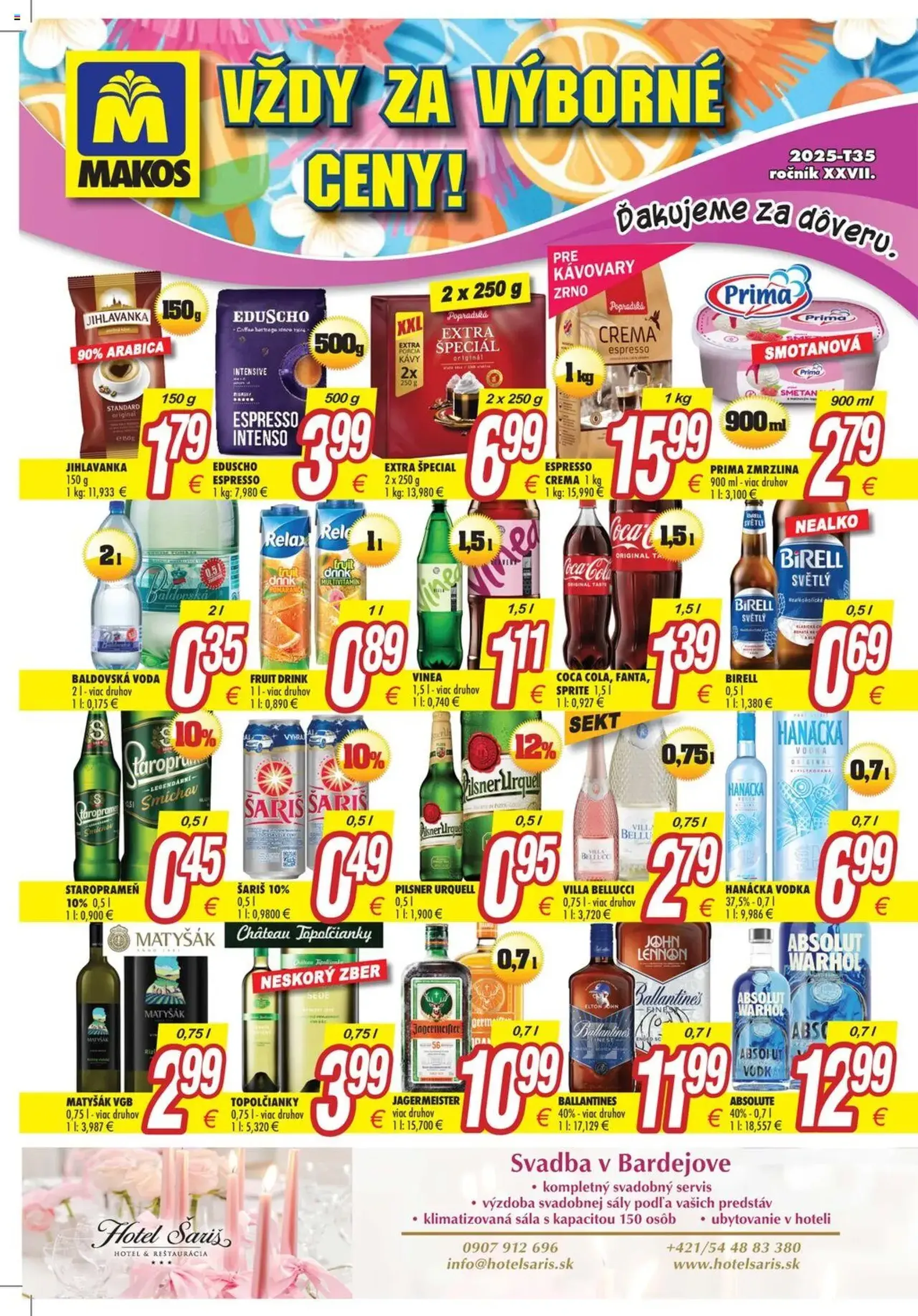Makos leták - platný leták od 25.08.2025 strana 1 z 4