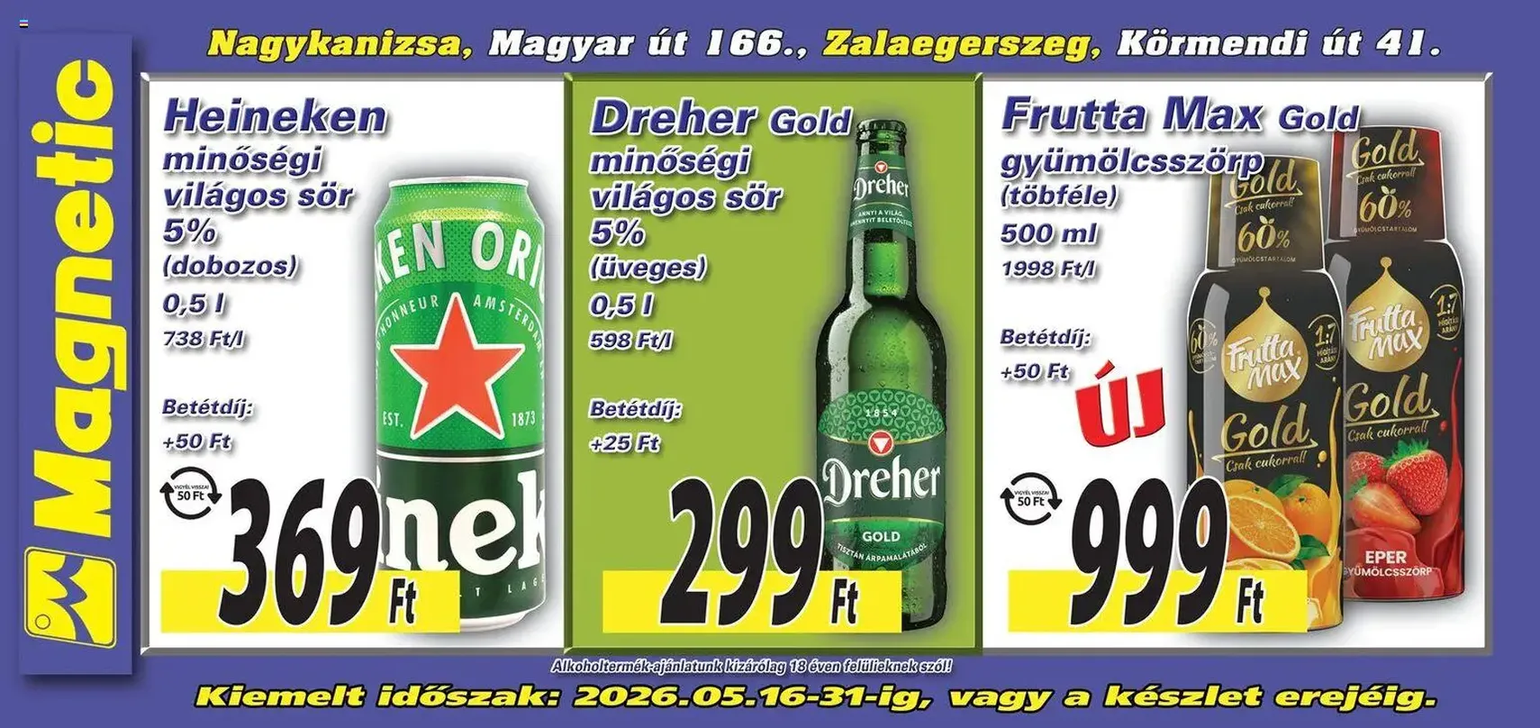 Magnetic Óriásplakátok - 2026.05.16. érvényes szórólap 5 oldal 6 oldalból
