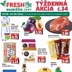 Fresh leták - náhľad letáku platný od 20.08.2026