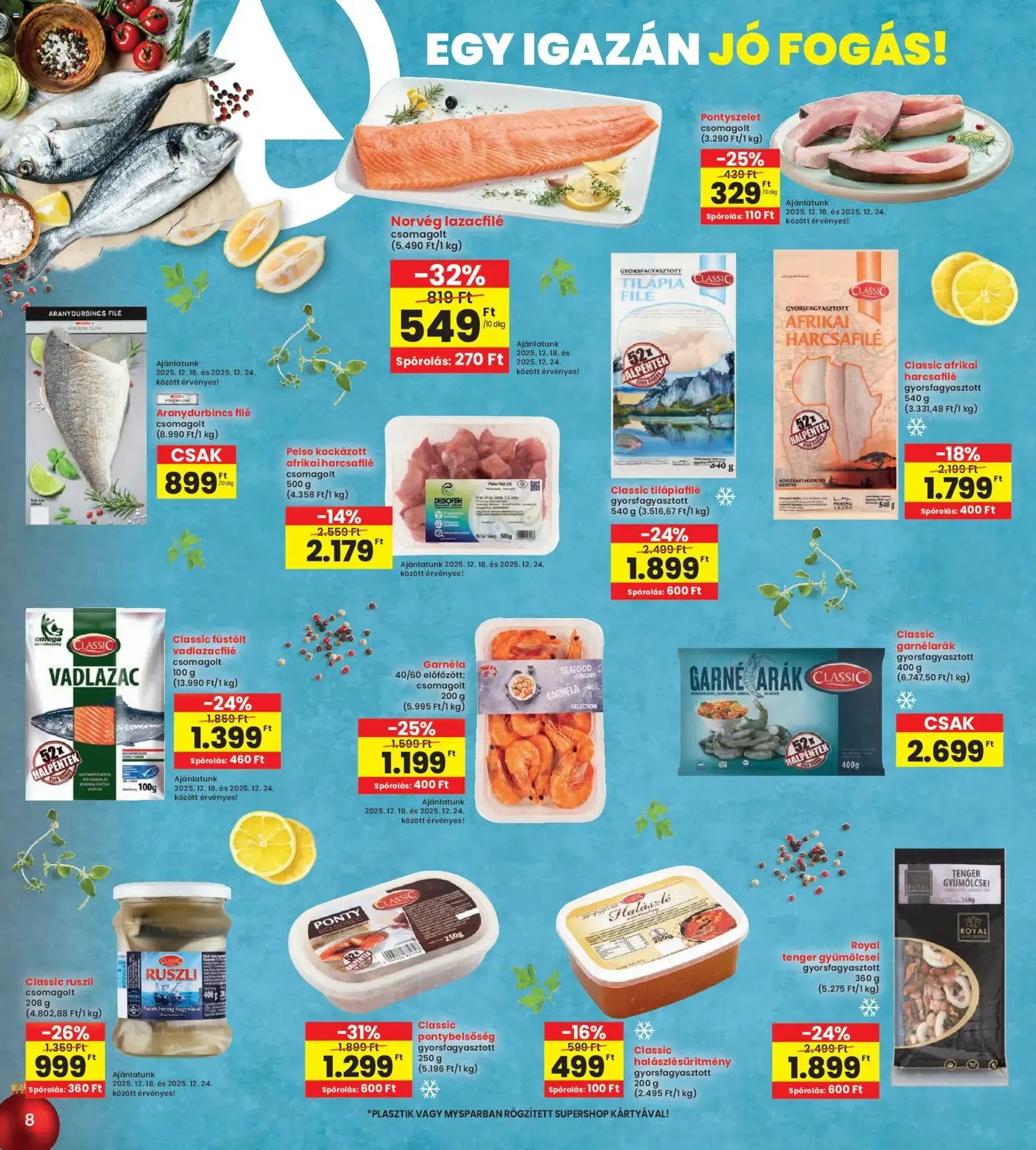 Interspar Akciós újság - 2025.12.18. érvényes szórólap 8 oldal 24 oldalból