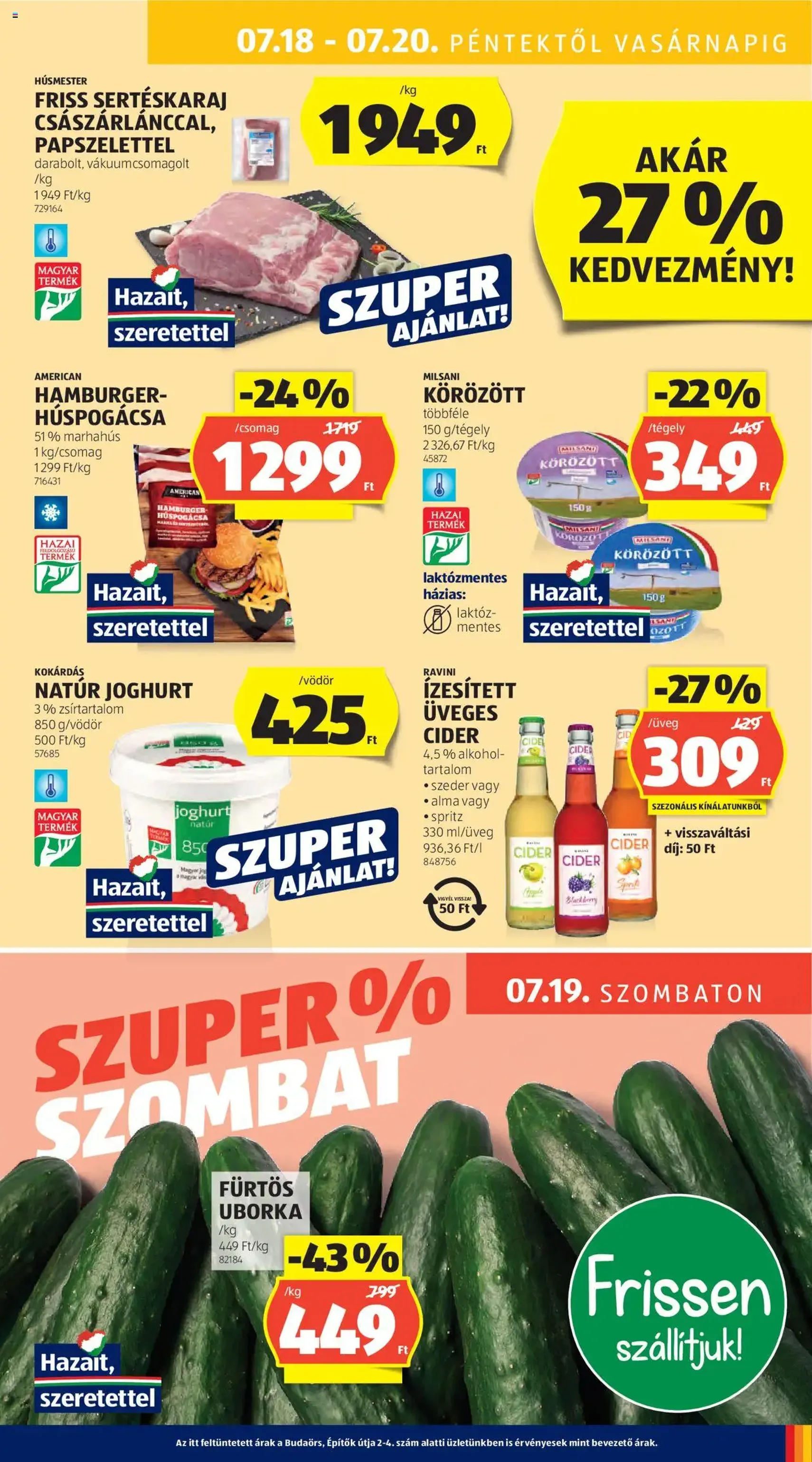 Aldi Akciós újság - 2025.07.17. érvényes szórólap 55 oldal 56 oldalból Aldi Akciós újság - 2025.07.17. érvényes szórólap 55 oldal 56 oldalból