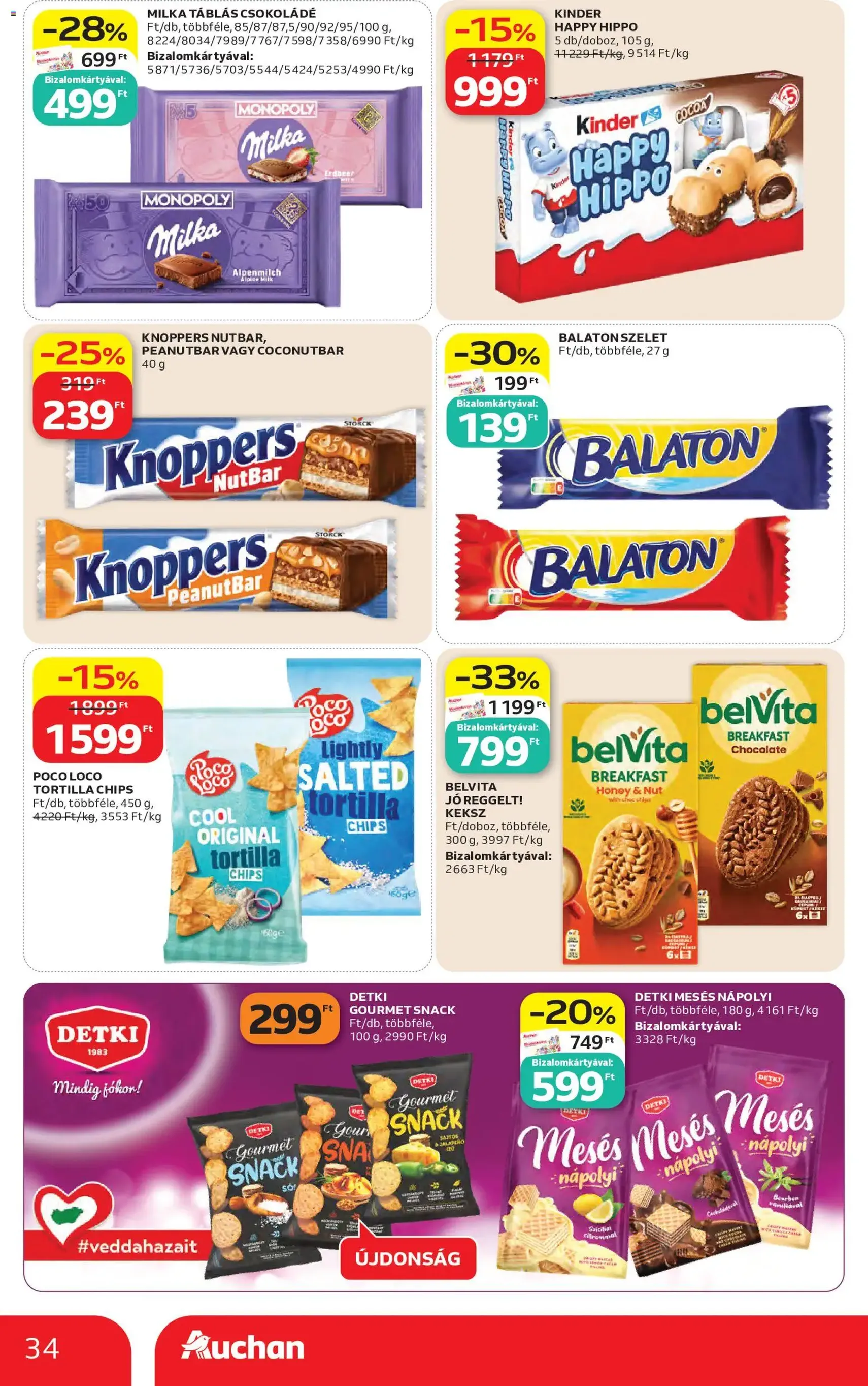 Auchan akciós újság - 2026.05.07. érvényes szórólap 34 oldal 60 oldalból