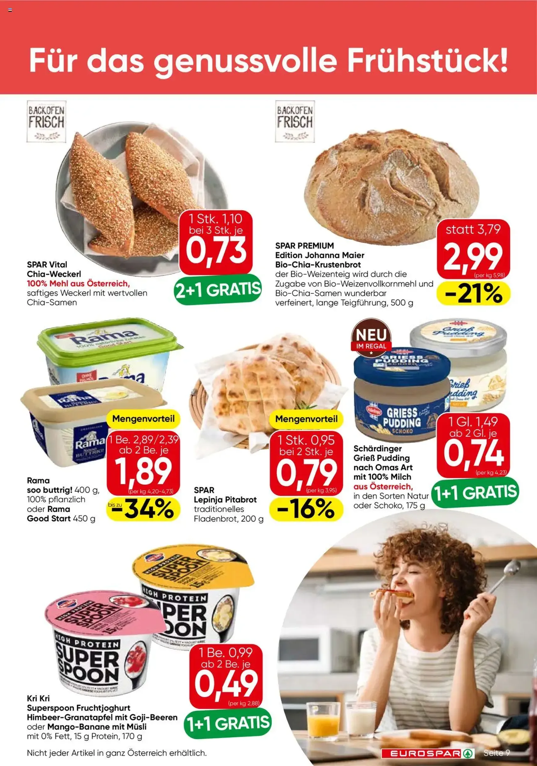 Eurospar Flugblatt - Gültiger Prospekt ab 11.09.2025, Seite 9 von insgesamt 16