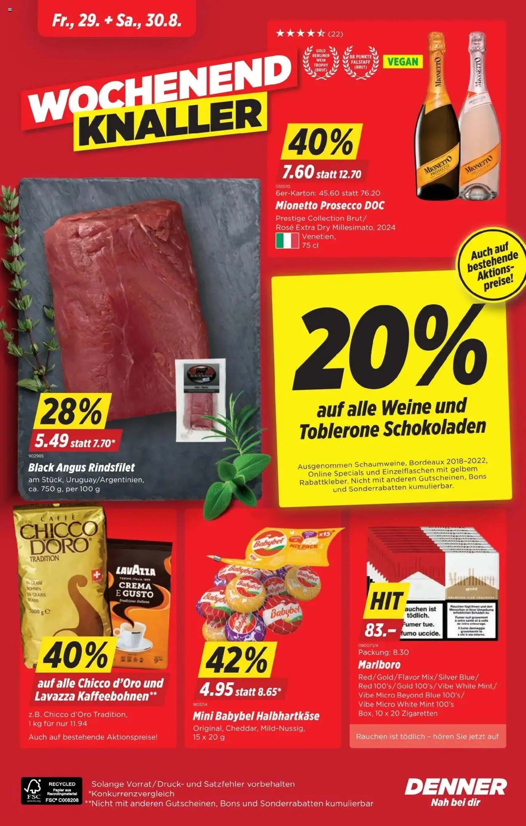 Denner Aktionen - Gültiger Prospekt ab 26.08.2025, Seite 24 von insgesamt 24 Denner Aktionen - Gültiger Prospekt ab 26.08.2025, Seite 24 von insgesamt 24