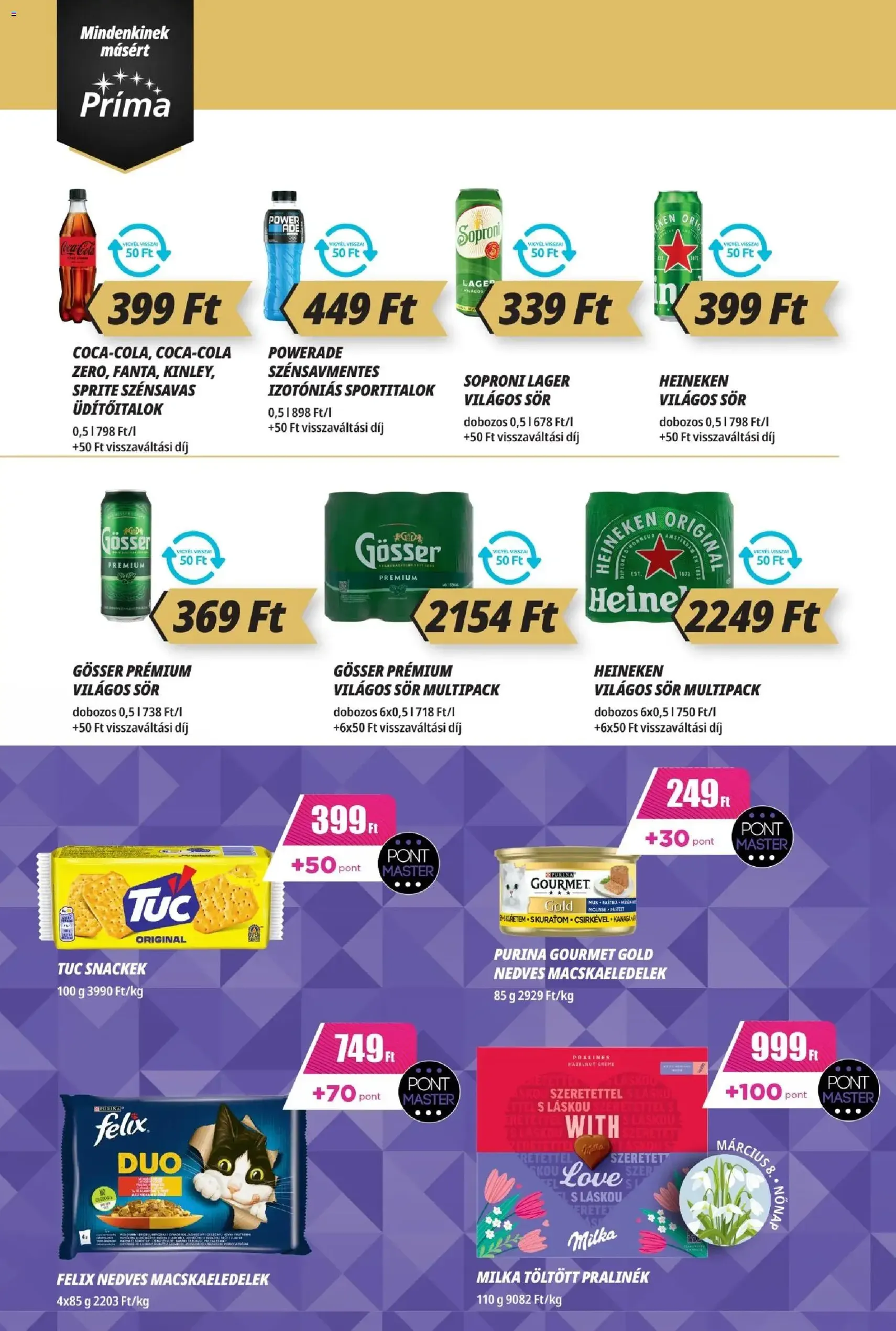 CBA Príma Akciós újság - 2026.02.19. érvényes szórólap 6 oldal 8 oldalból