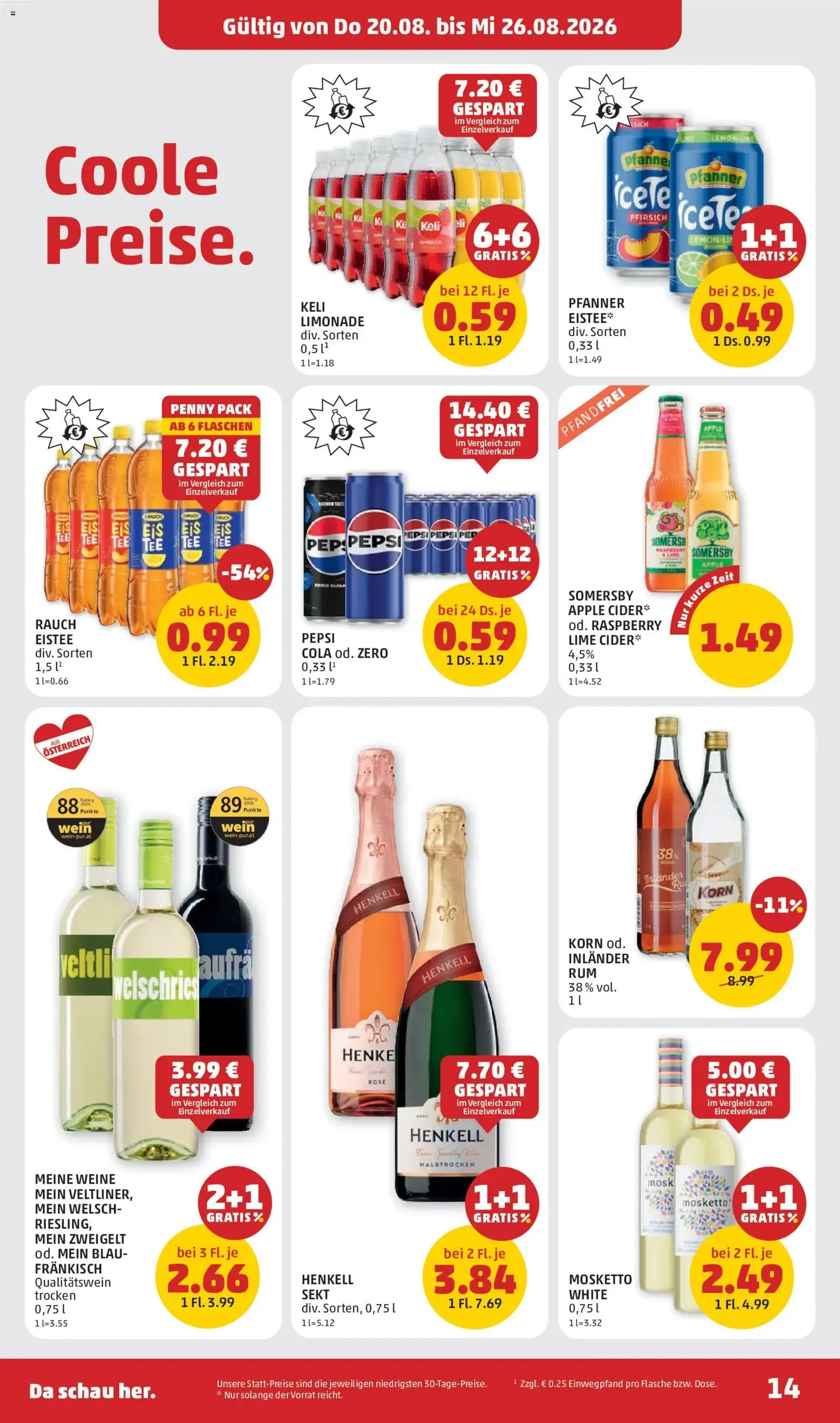 Penny Markt Flugblatt - Gültiger Prospekt ab 20.08.2026, Seite 14 von insgesamt 28