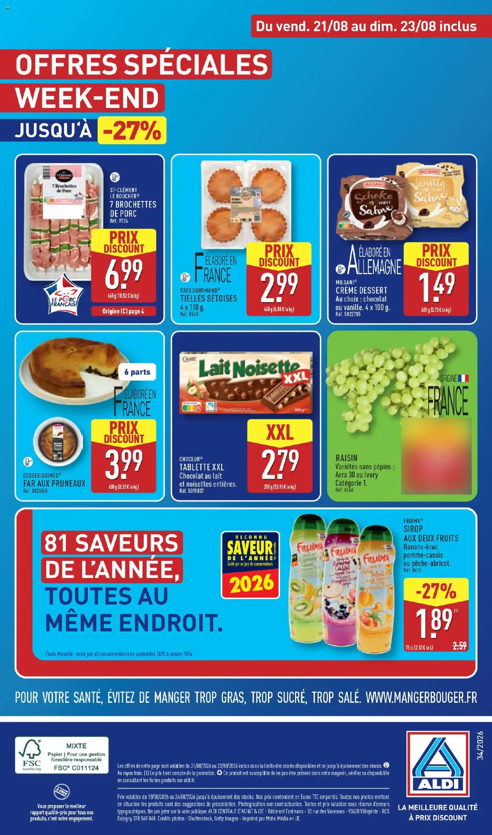Aldi catalogue - brochure valable à partir du 18/08/2026, page 44 sur 45