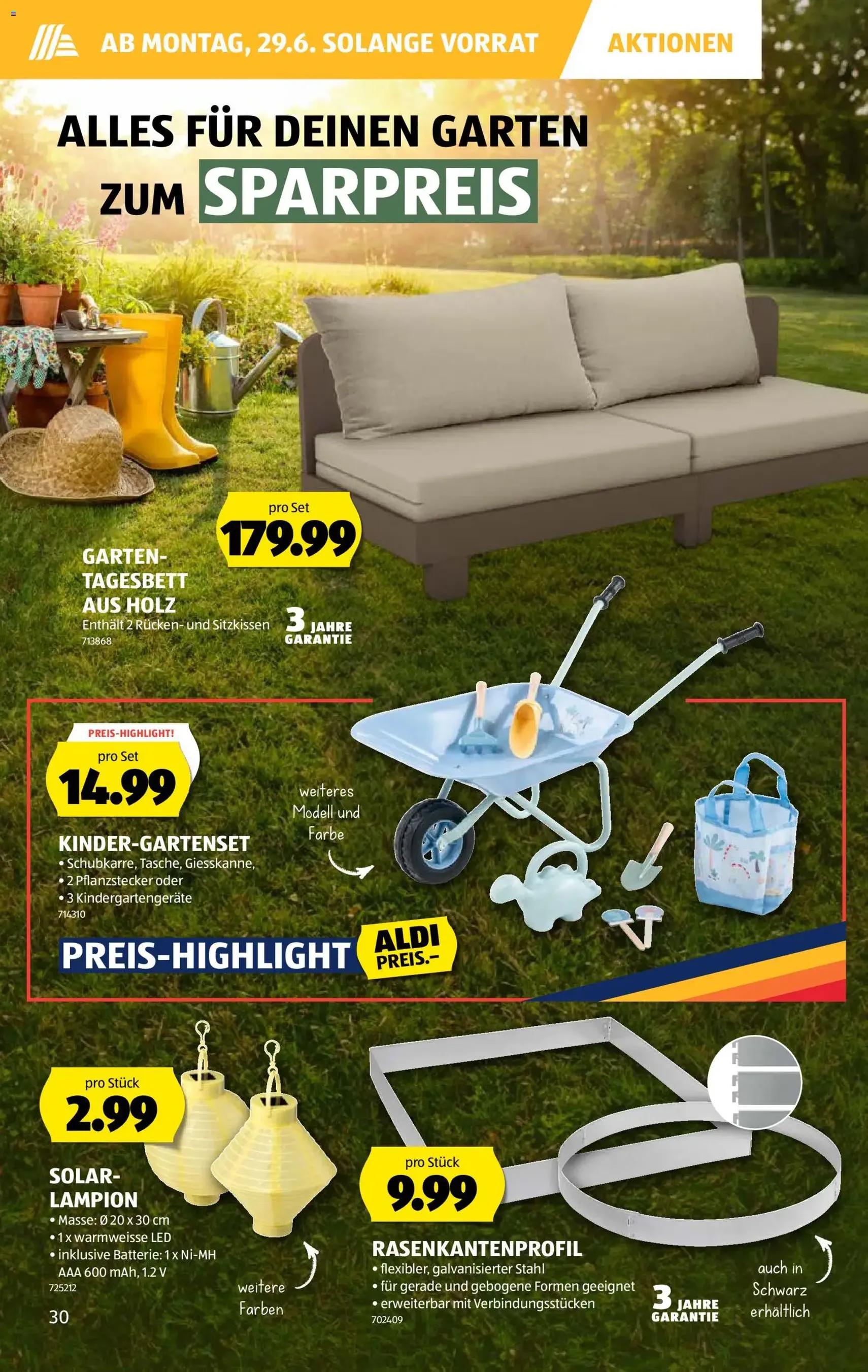 Aldi aktionen - Gültiger Prospekt ab 25.06.2026, Seite 30 von insgesamt 36