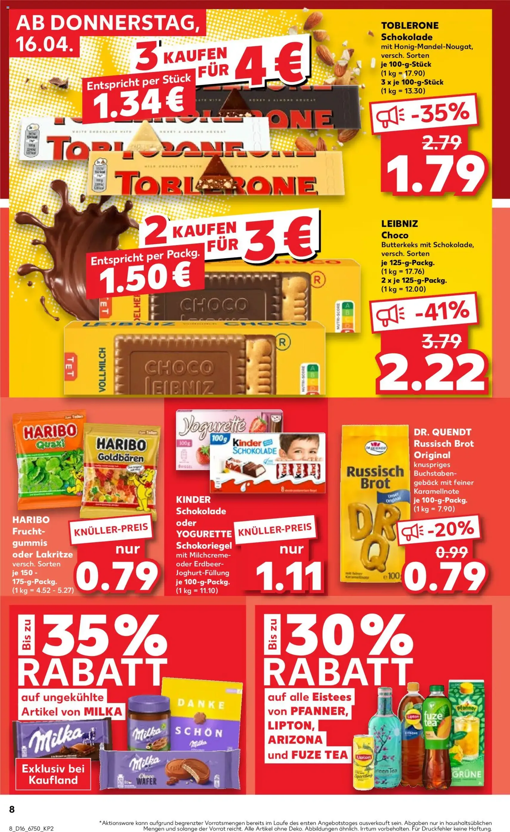 Kaufland Prospekt - Gültiger Prospekt ab 16.04.2026, Seite 8 von insgesamt 58