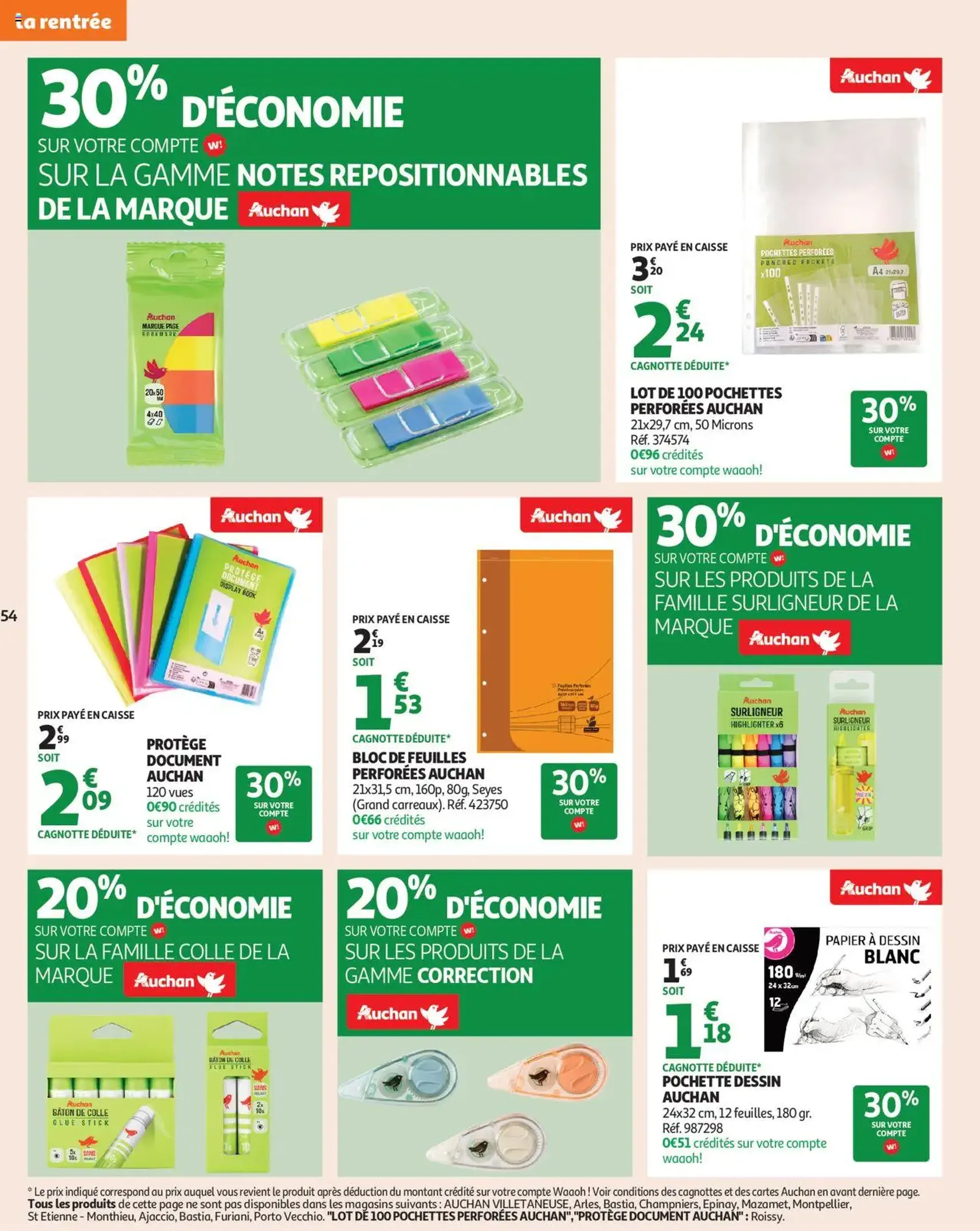 Auchan prospectus - brochure valable à partir du 02/09/2025, page 54 sur 60 Auchan prospectus - brochure valable à partir du 02/09/2025, page 54 sur 60