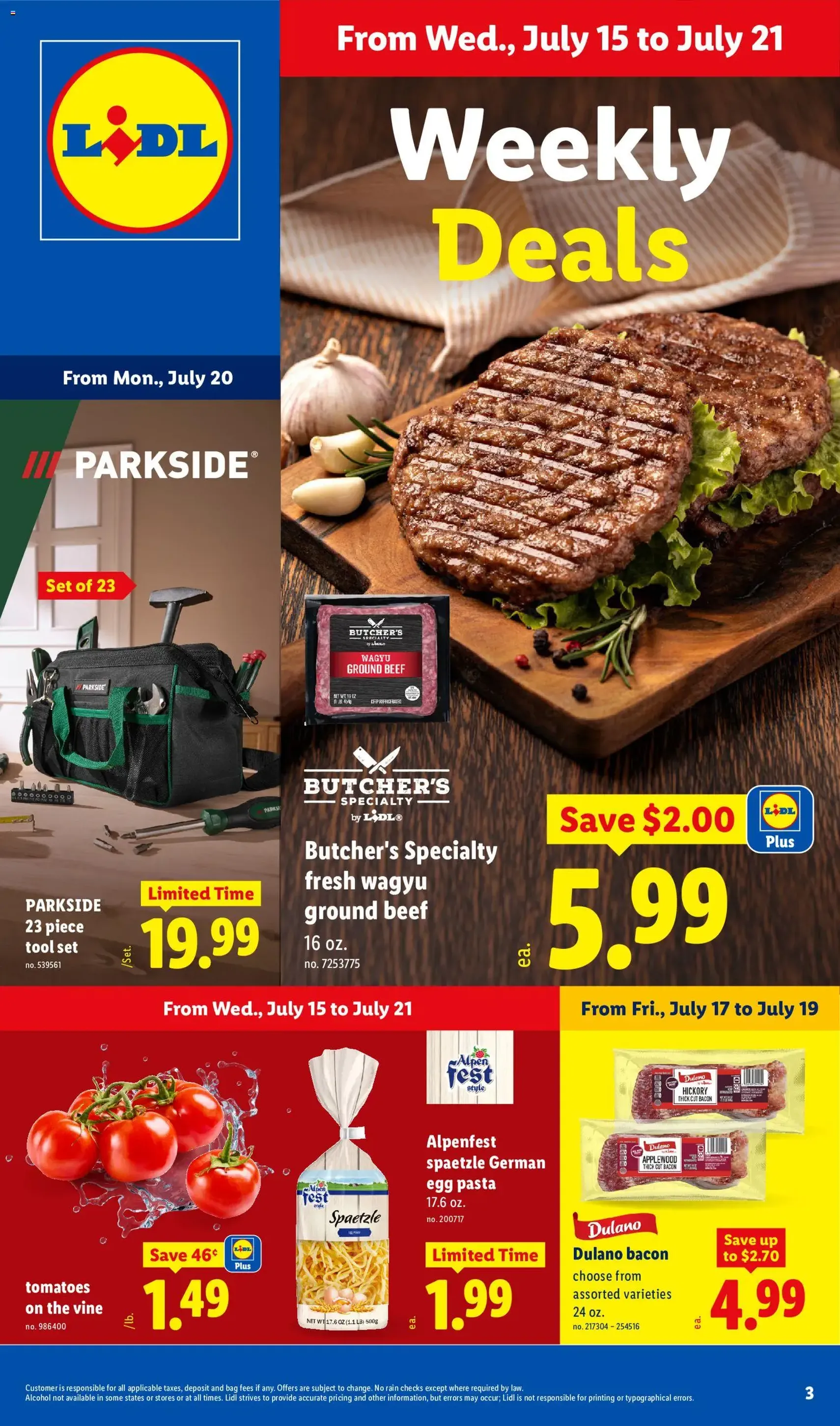 Lidl Weekly Ad - valid flyer from 07/15/2026, page 3 of 42