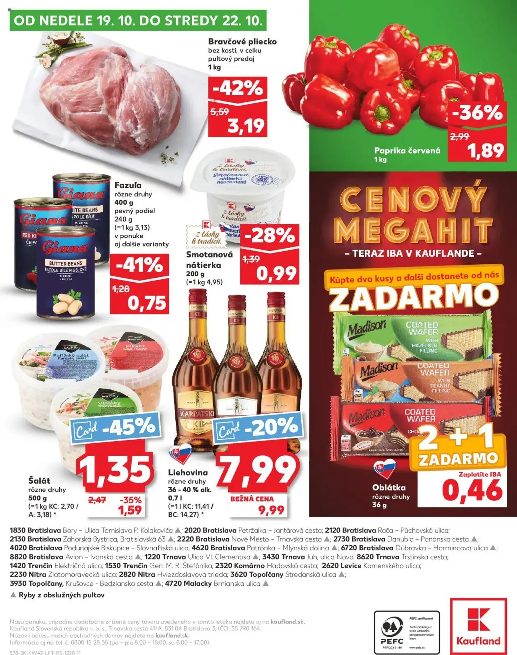 Kaufland Bratislava-Avion - platný leták od 16.10.2025 strana 78 z 78