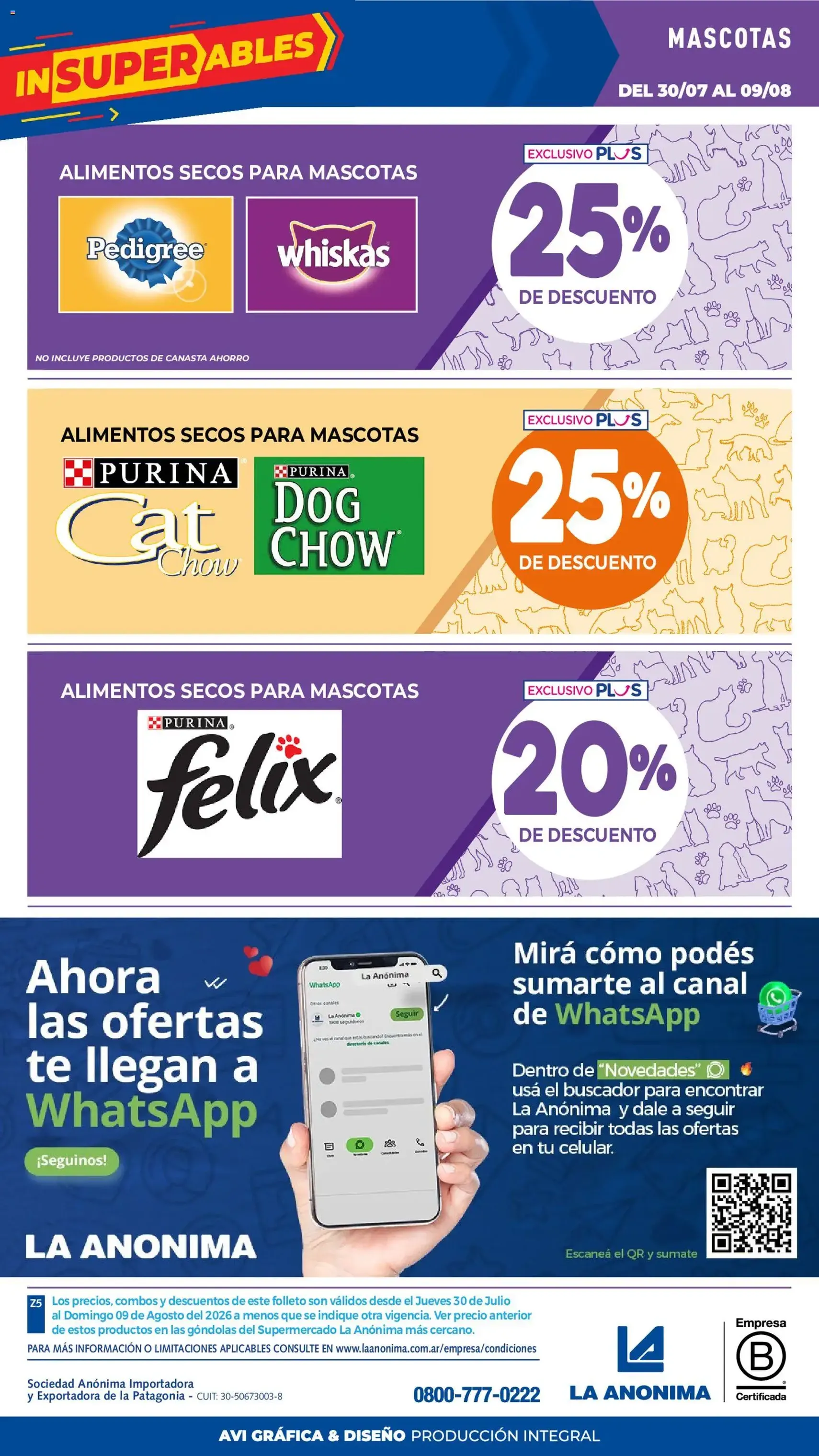 La Anonima catálogo - folleto válido desde 30/07/2026 página 39 de 39