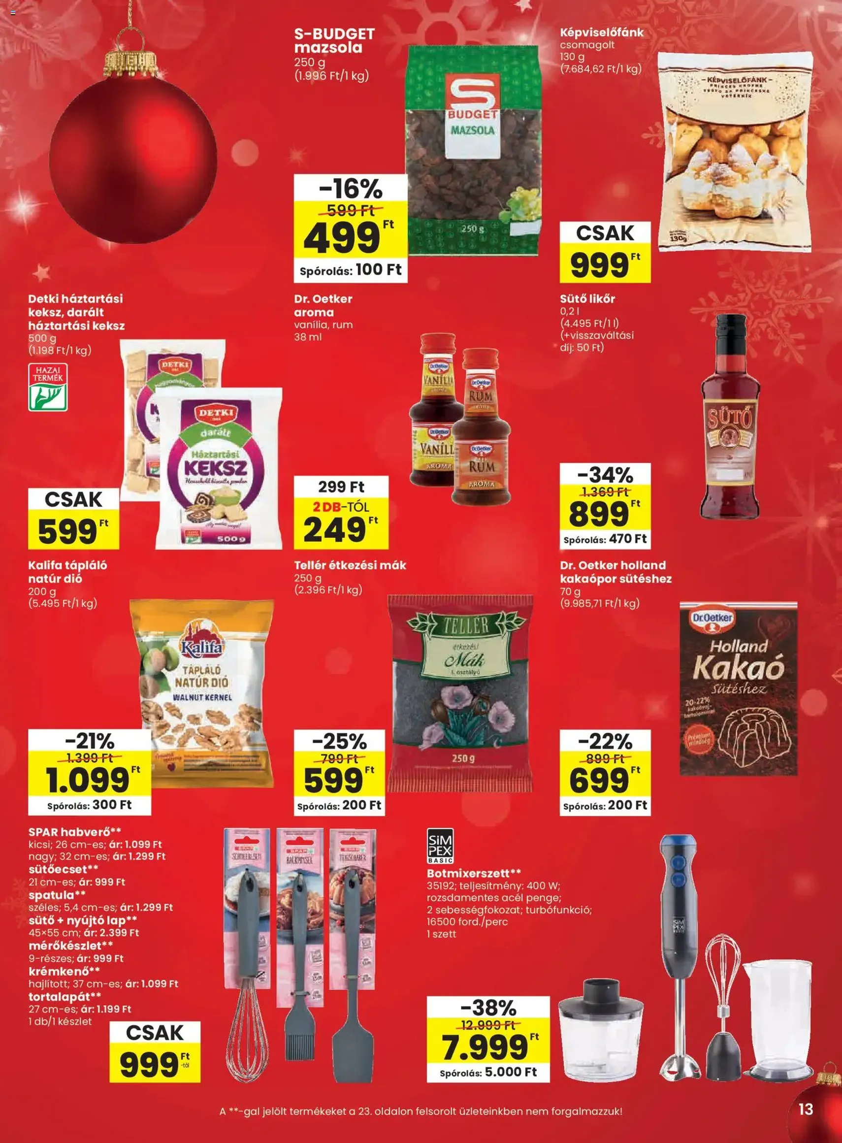 Spar Akciós újság - 2025.12.04. érvényes szórólap 13 oldal 24 oldalból