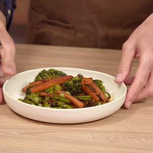 Recipe preview 5 minutes Frozen Vegetable Stir-Fry