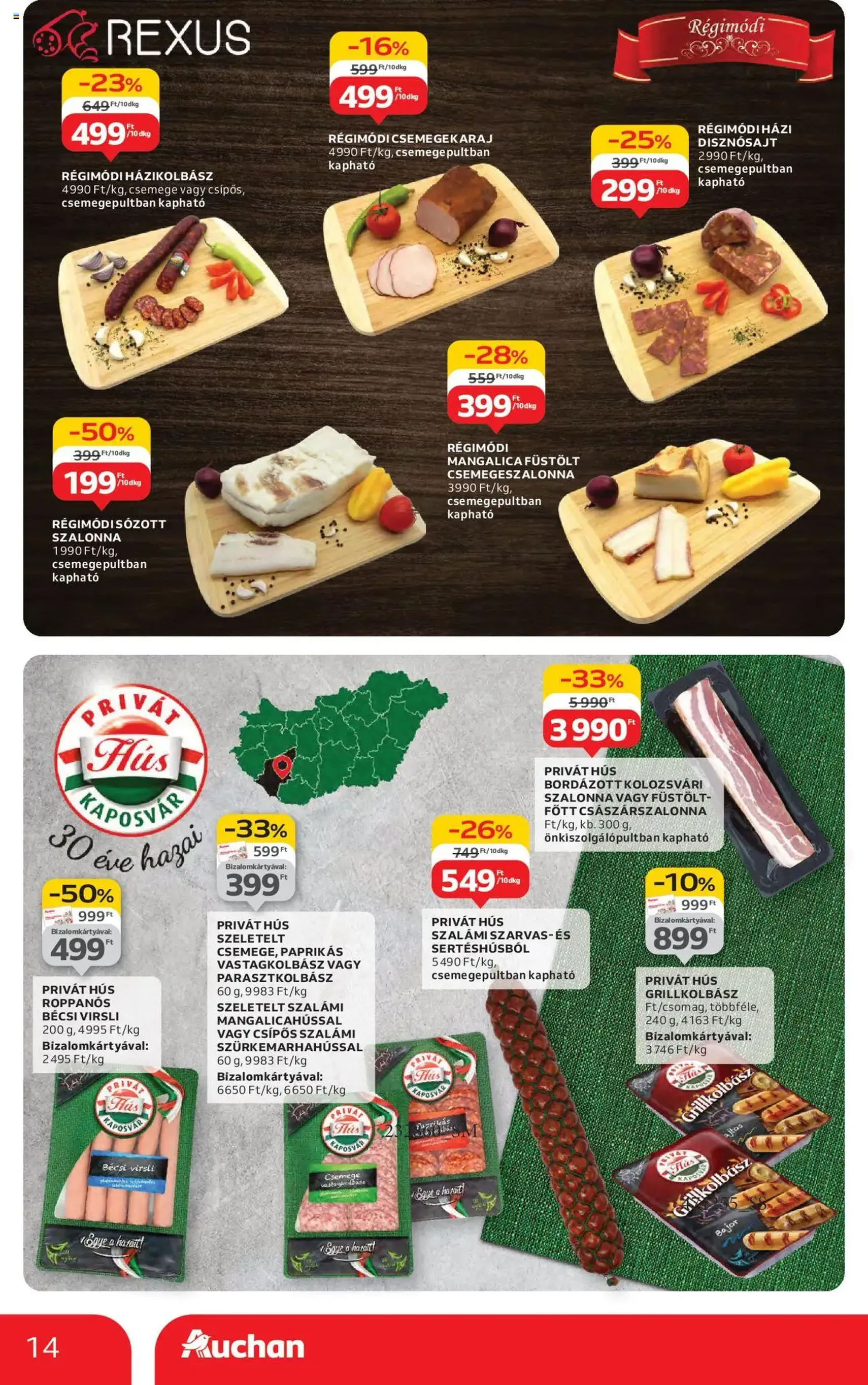 Auchan Akciós újság - 2025.08.14. érvényes szórólap 14 oldal 54 oldalból Auchan Akciós újság - 2025.08.14. érvényes szórólap 14 oldal 54 oldalból