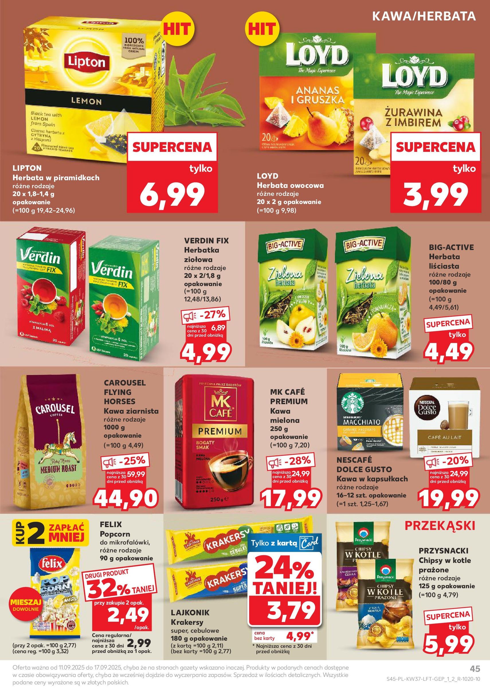 Kaufland gazetka - ważny gazetka od 11.09.2025 strona 45 z 61 Kaufland gazetka - ważny gazetka od 11.09.2025 strona 45 z 61