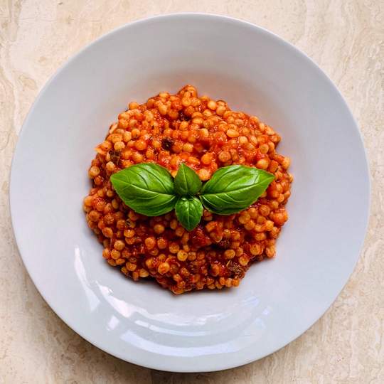 Anteprima ricetta Fregula al pomodoro